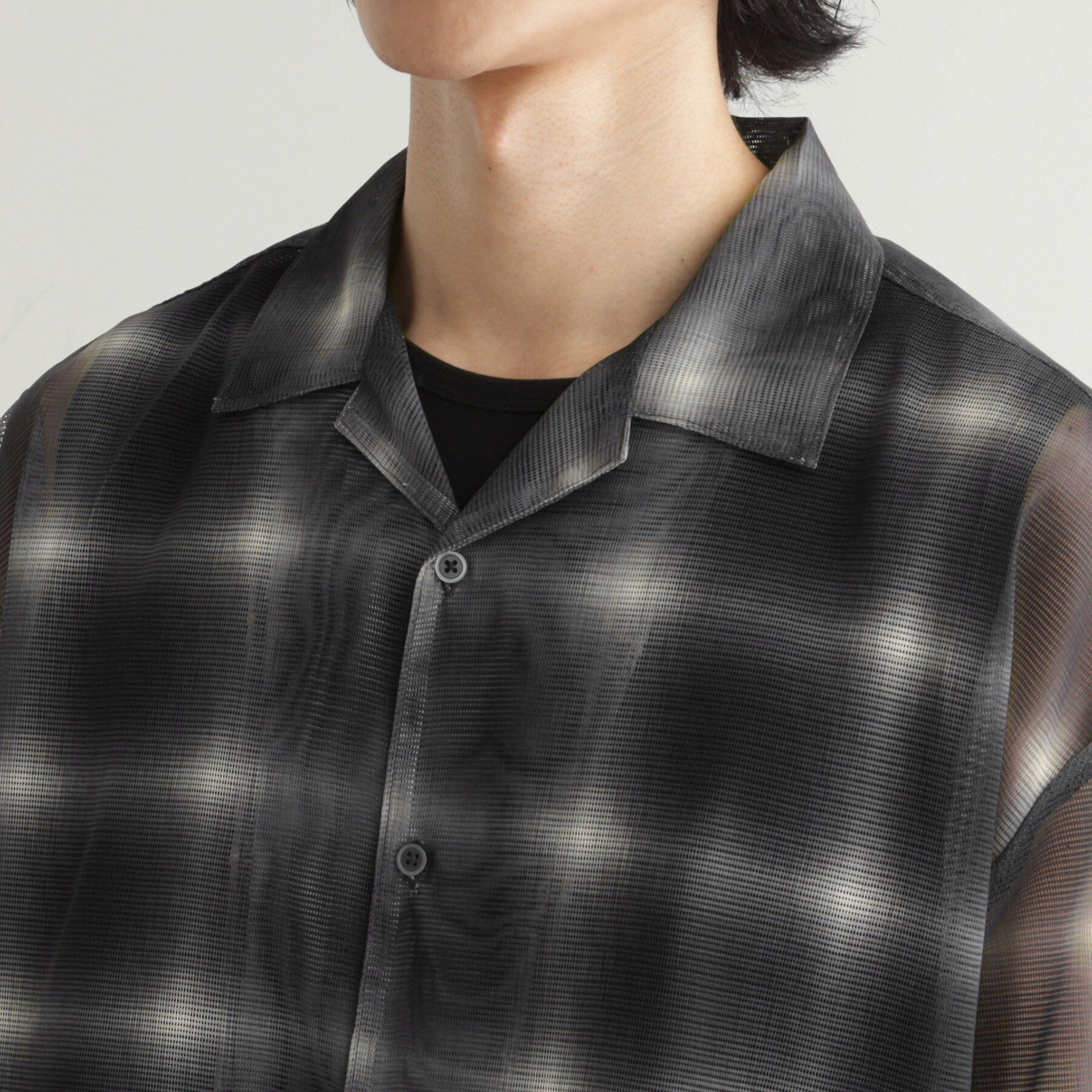 tk.TAKEO KIKUCHI「メッシュオンブレーチェックシャツ」|シャツ・ブラウス|