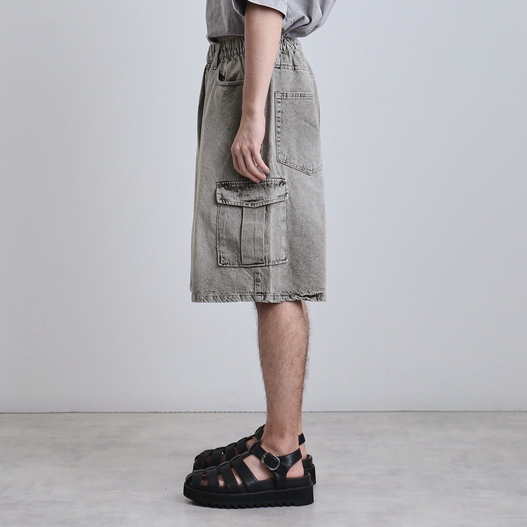 tk.TAKEO KIKUCHI「デニムカーゴショーツ」|その他|