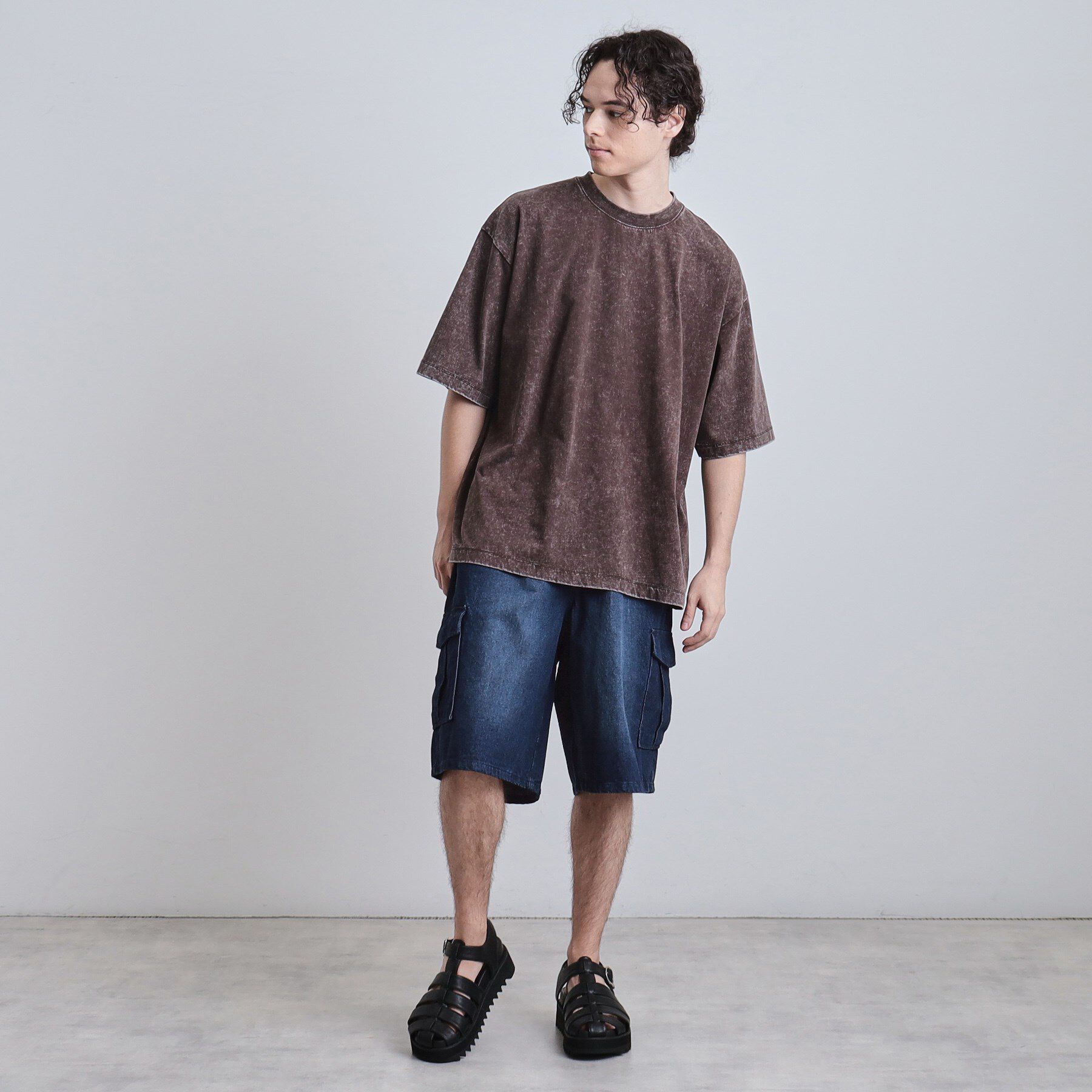 tk.TAKEO KIKUCHI「デニムカーゴショーツ」|その他|