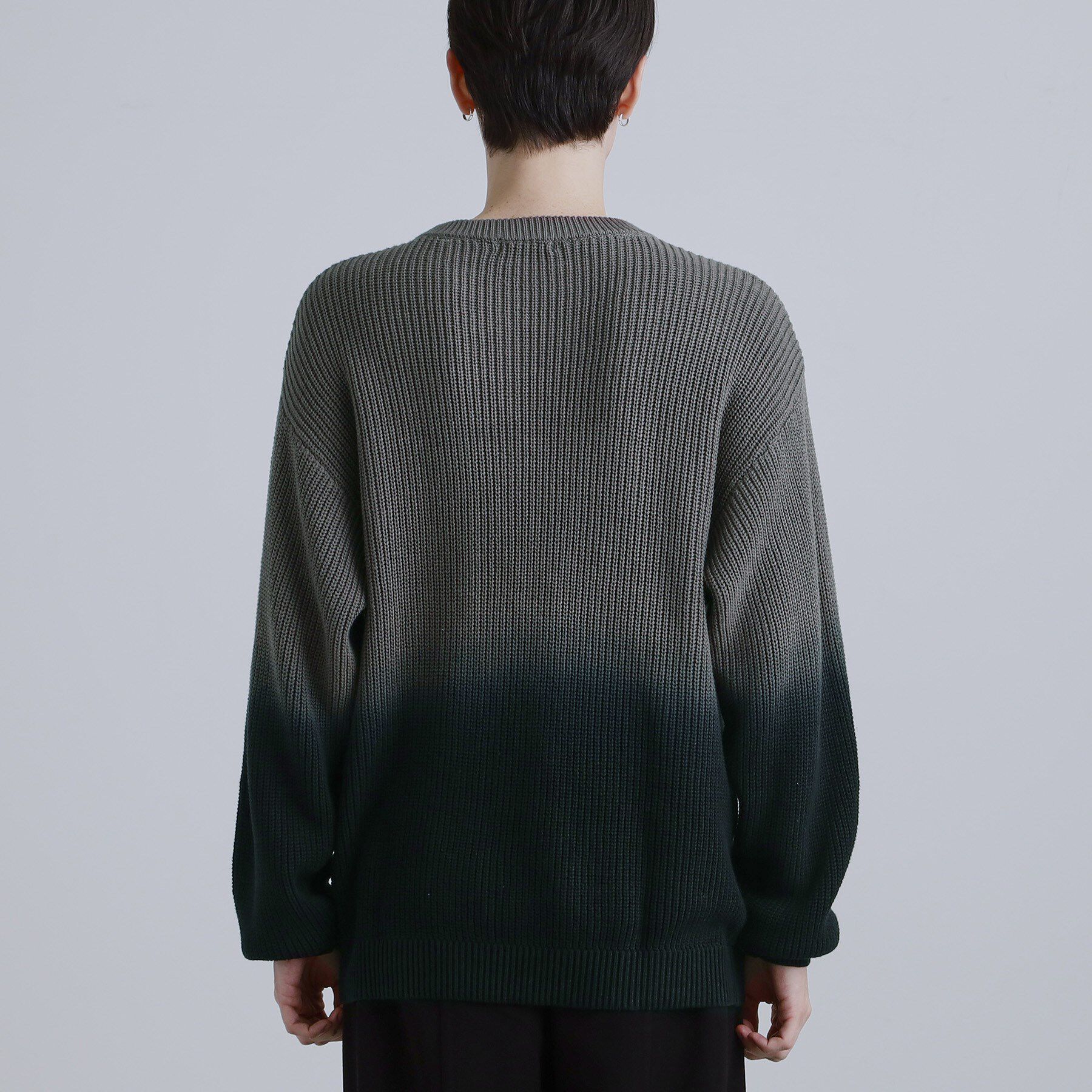 tk.TAKEO KIKUCHI「コットン畔編みグラデーションニット」|ニット・セーター|