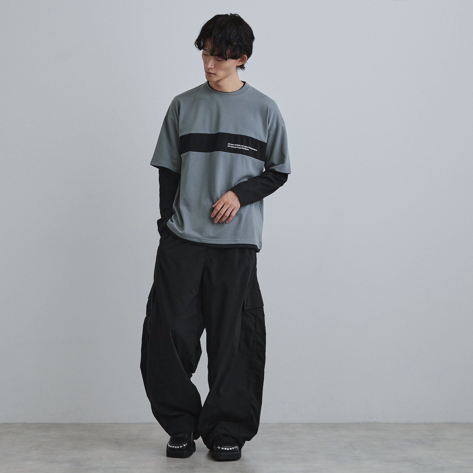 tk.TAKEO KIKUCHI「フェイクレイヤードカットソー」|Tシャツ・カットソー|