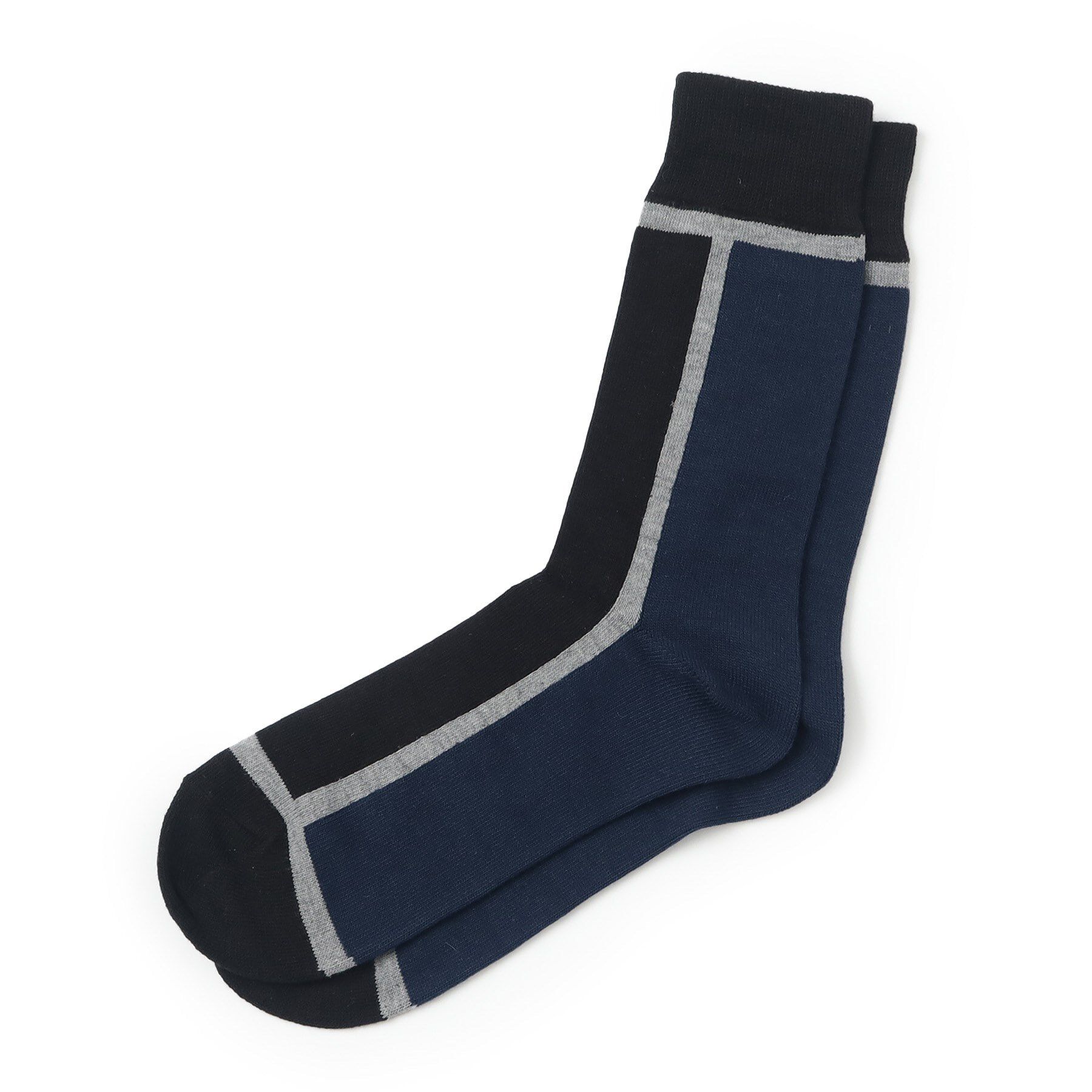 tk.TAKEO KIKUCHI「アソートラインソックス」|ソックス|ネイビー(594)