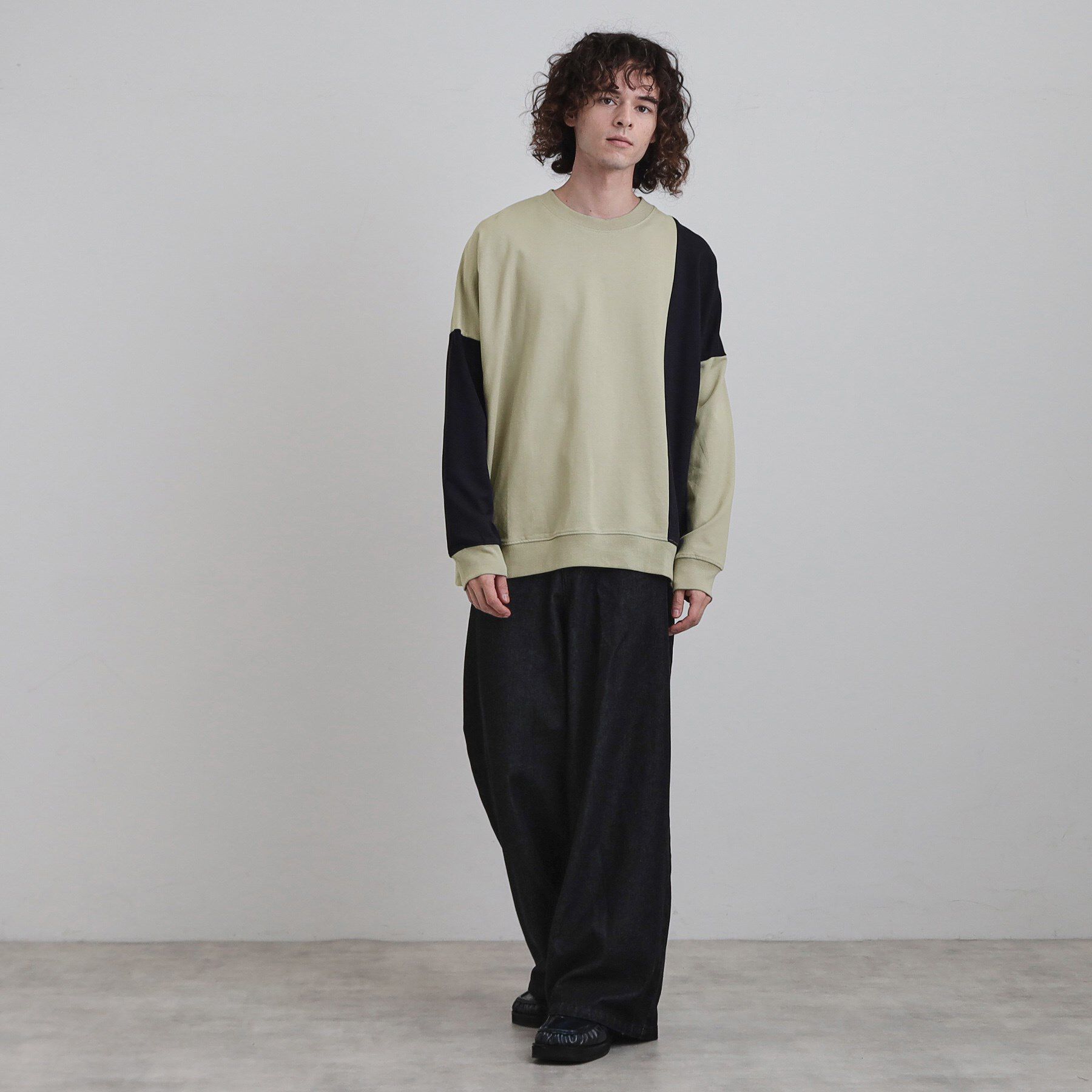 tk.TAKEO KIKUCHI「切り替えスウェット」|Tシャツ・カットソー|