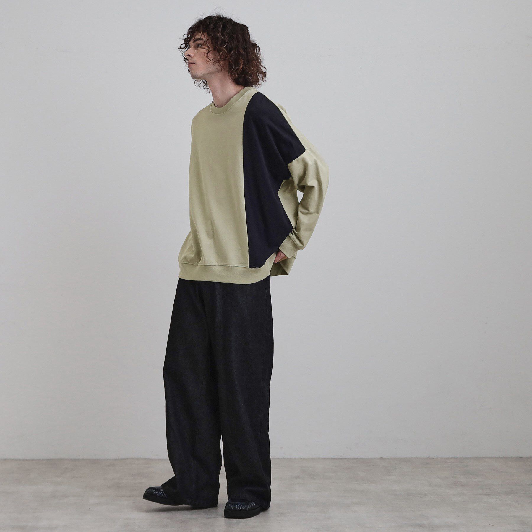 tk.TAKEO KIKUCHI「切り替えスウェット」|Tシャツ・カットソー|
