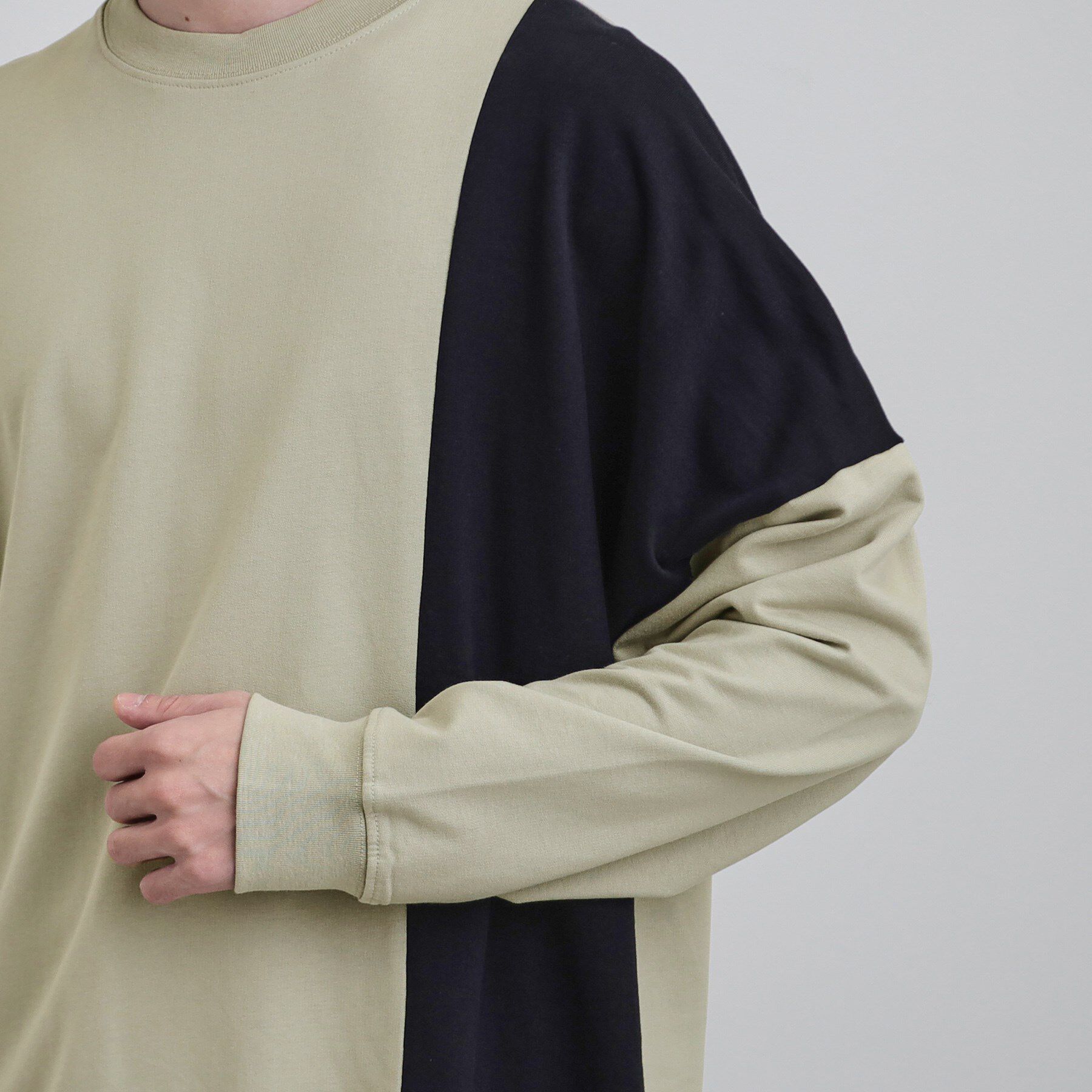 tk.TAKEO KIKUCHI「切り替えスウェット」|Tシャツ・カットソー|