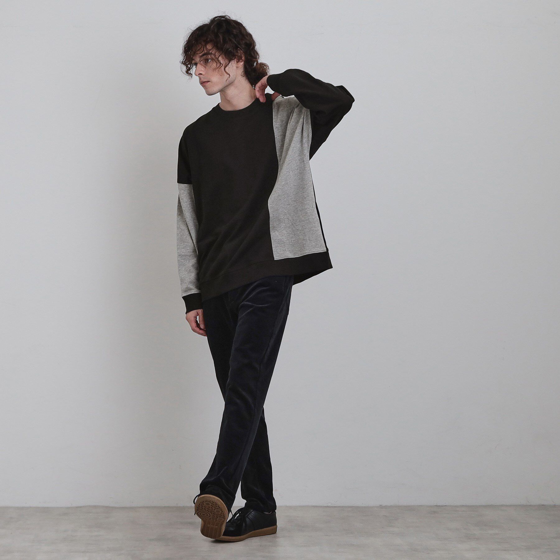 tk.TAKEO KIKUCHI「切り替えスウェット」|Tシャツ・カットソー|