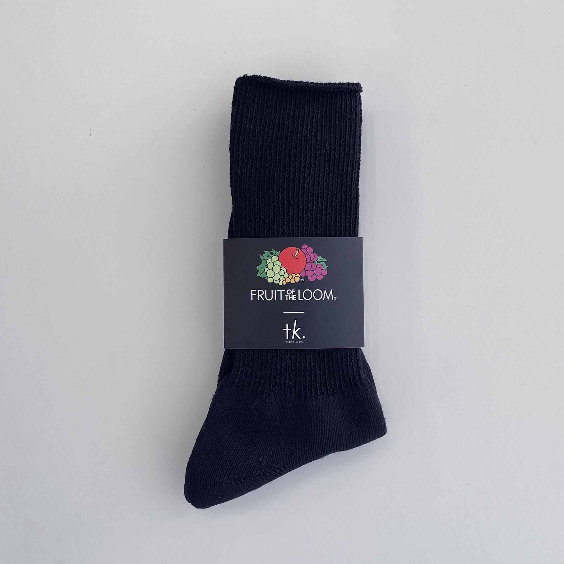 tk.TAKEO KIKUCHI「【別注】FRUIT OF THE LOOM ルーズフィットソックス」|ソックス|ブラック(019)
