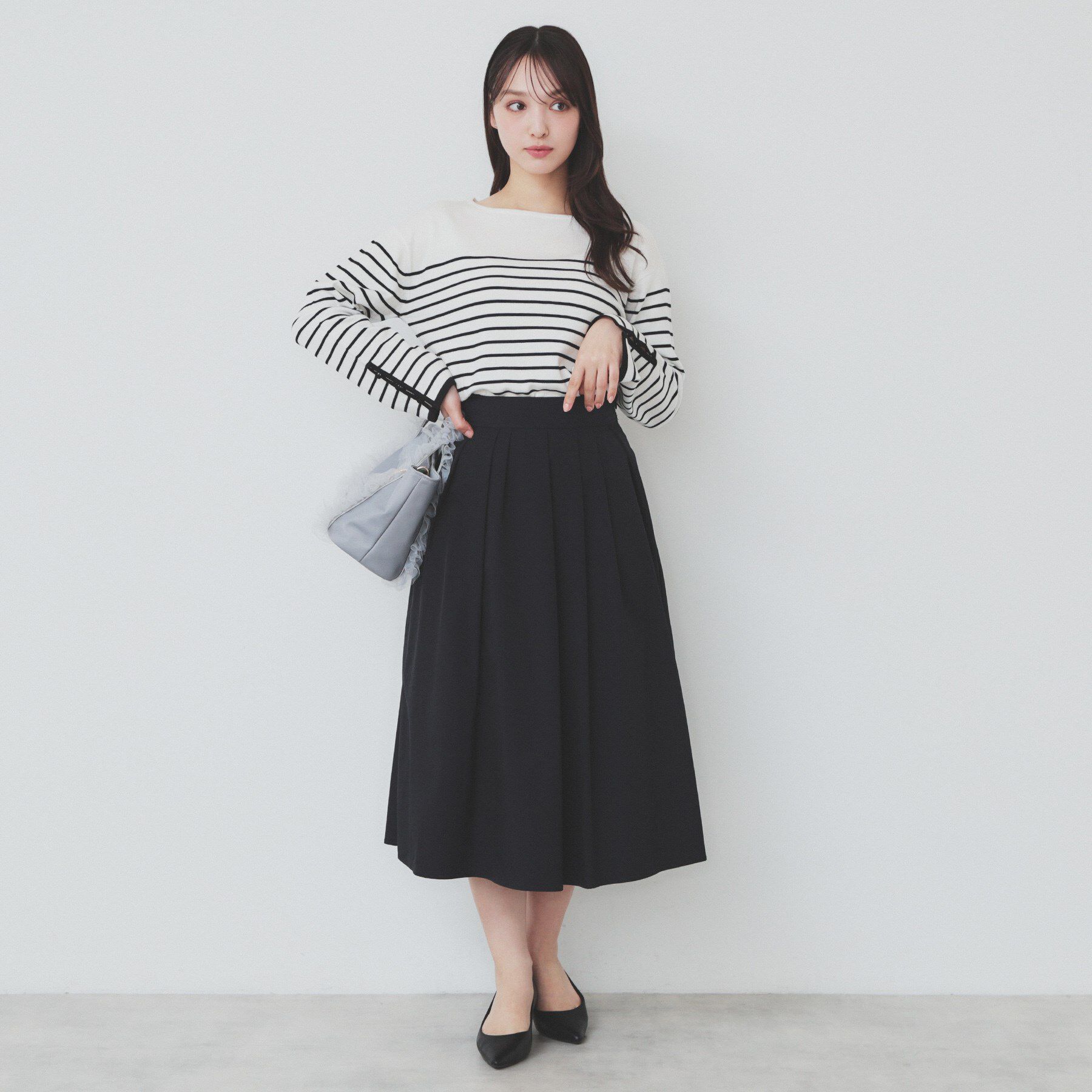 index「アシメタックフレアスカート【洗濯機洗い可/イージーアイロン】」|スカート|
