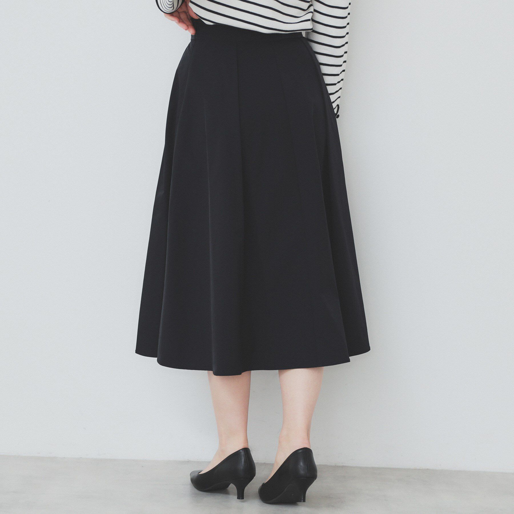 index「アシメタックフレアスカート【洗濯機洗い可/イージーアイロン】」|スカート|