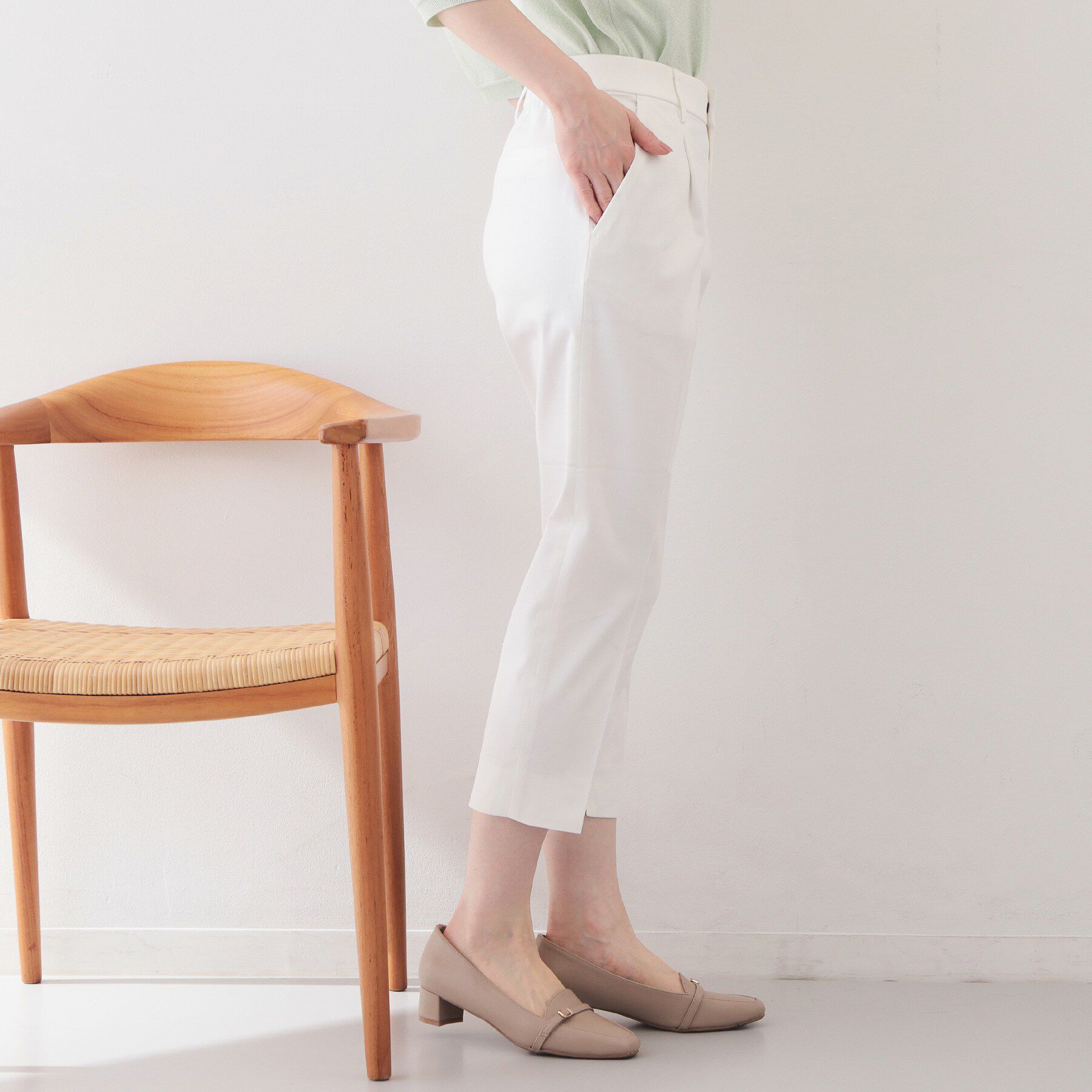 index「コンパクトストレッチカプリパンツ【洗濯機OK/吸水速乾/接触冷感/透け防止】」|その他|