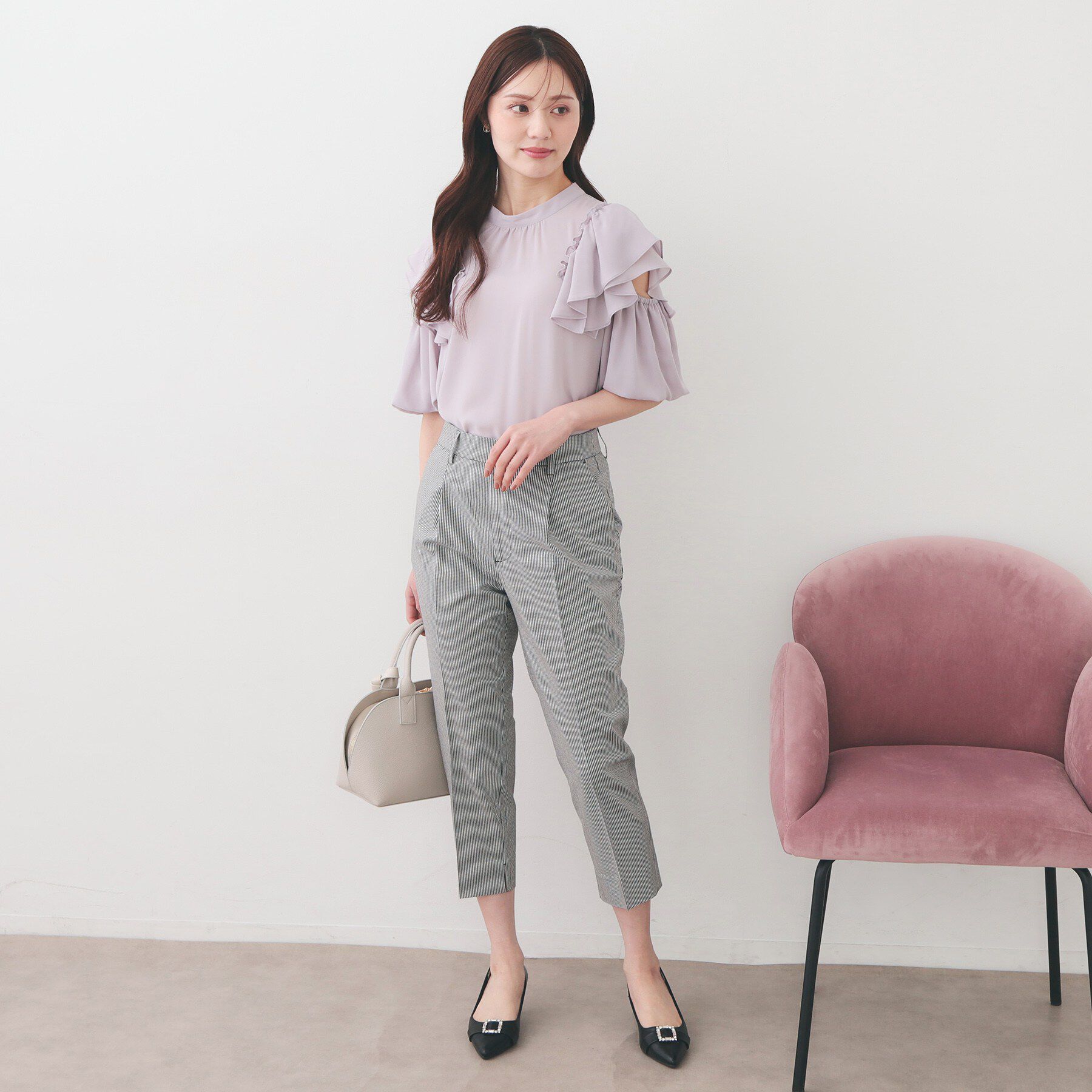 index「コンパクトストレッチカプリパンツ【洗濯機OK/吸水速乾/接触冷感/透け防止】」|その他|