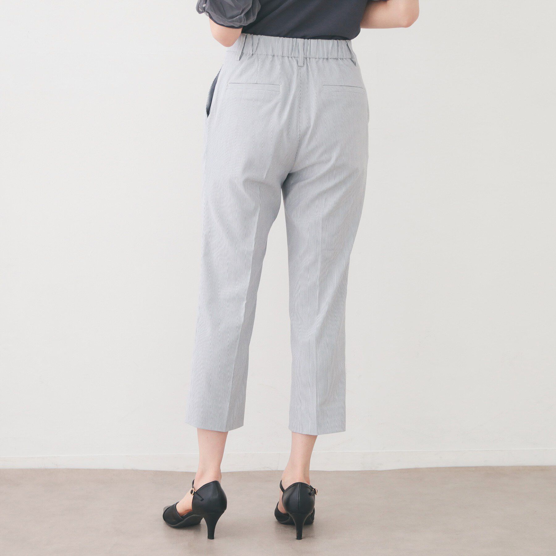 index「コンパクトストレッチカプリパンツ【洗濯機OK/吸水速乾/接触冷感/透け防止】」|その他|