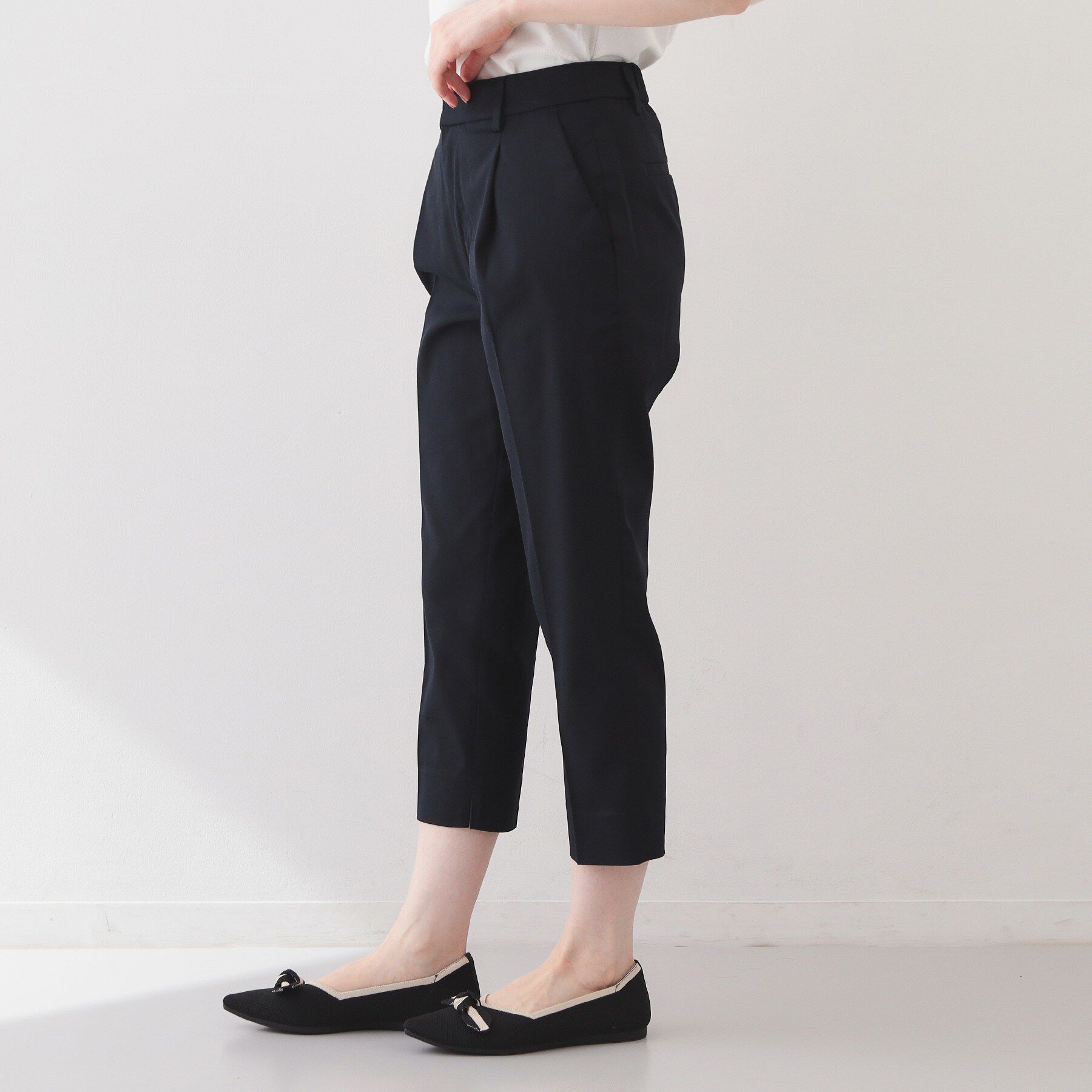 index「コンパクトストレッチカプリパンツ【洗濯機OK/吸水速乾/接触冷感/透け防止】」|その他|