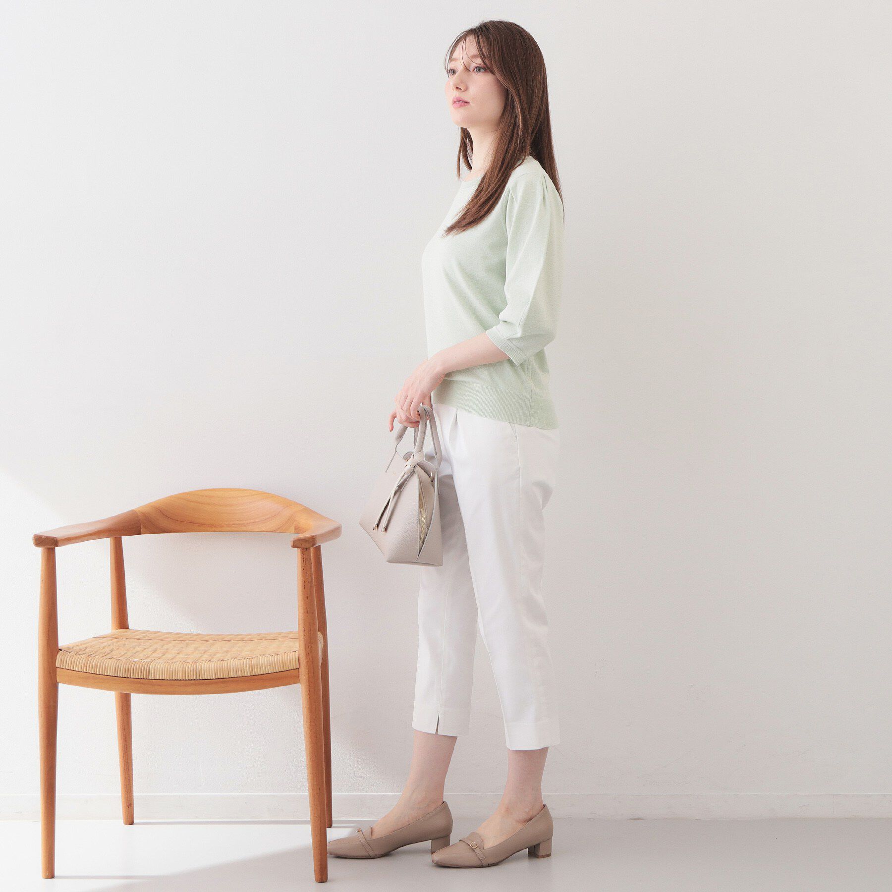 index「コンパクトストレッチカプリパンツ【洗濯機OK/吸水速乾/接触冷感/透け防止】」|その他|