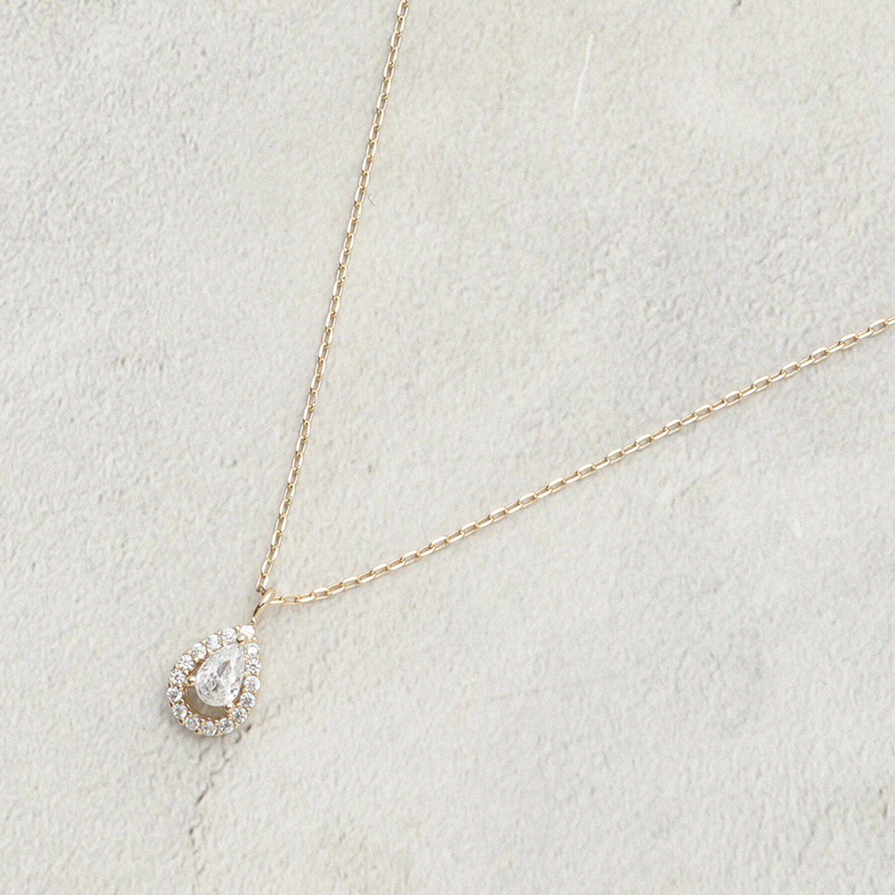 OPAQUE.CLIP「ミニビジューしずくデザイン ネックレス」|ネックレス|