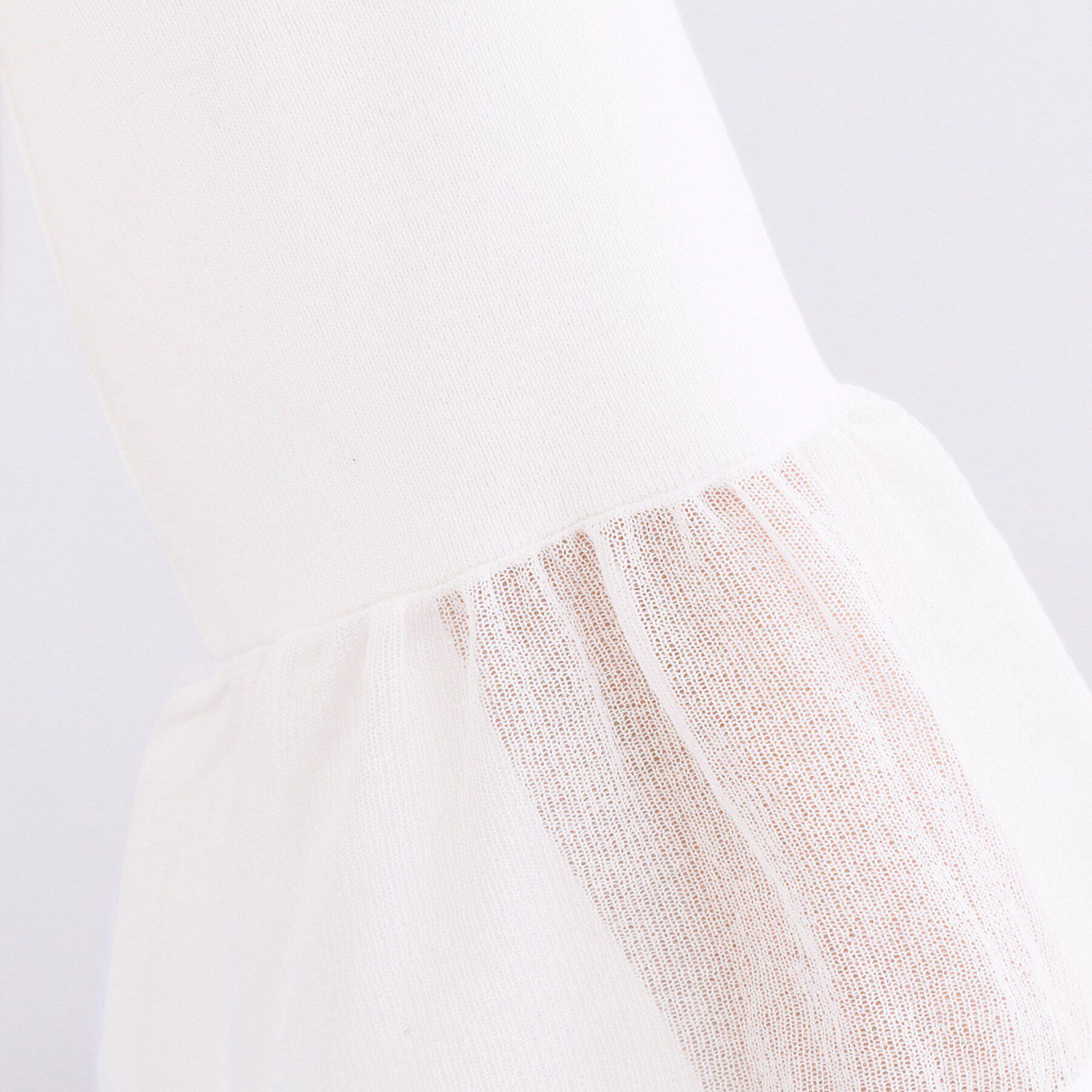 OPAQUE.CLIP「シアーフレアスリーブニット【洗濯機OK/抗ピル】」|ニット・セーター|