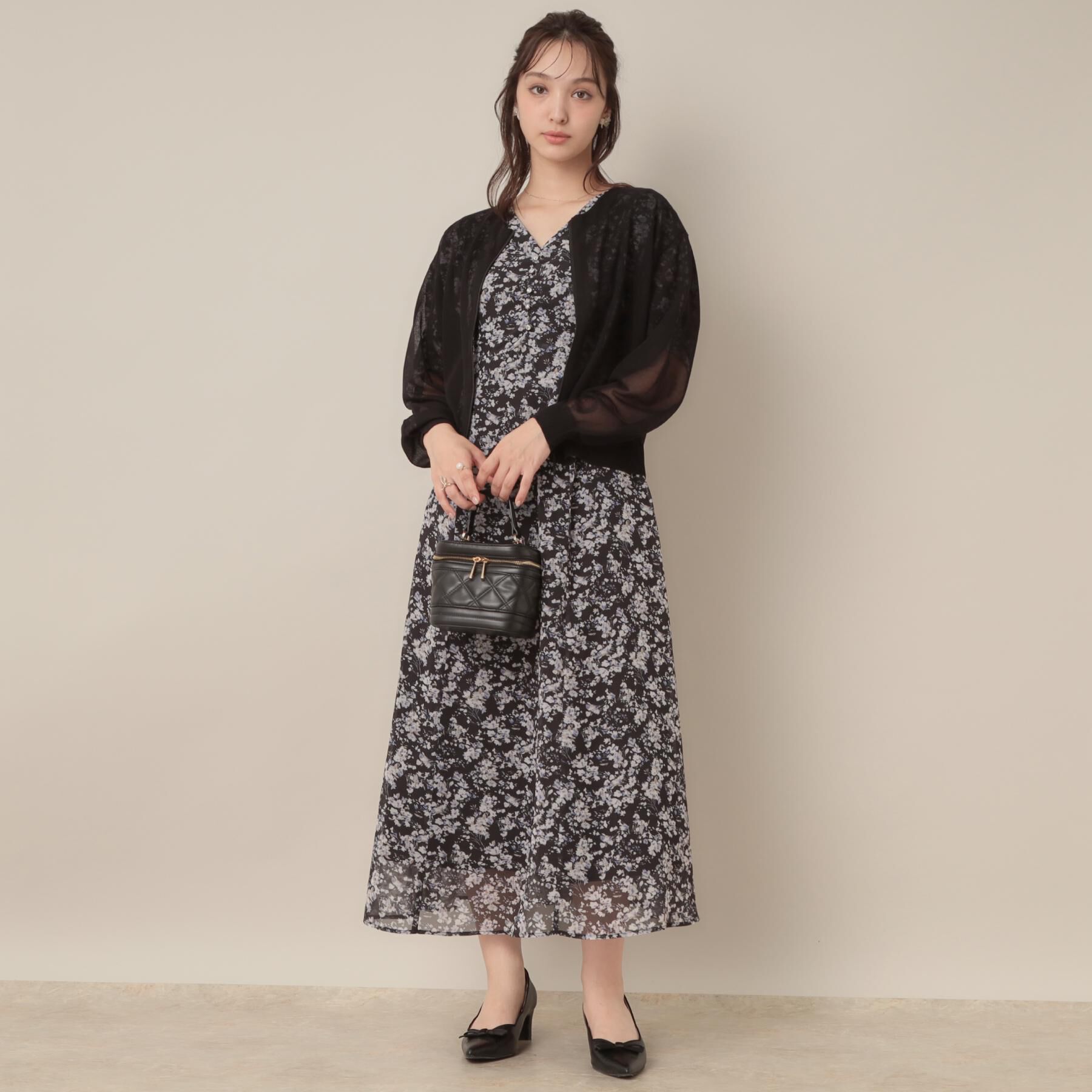 Couture broach「LEVITAシアージップアップブルゾン」|カーディガン|