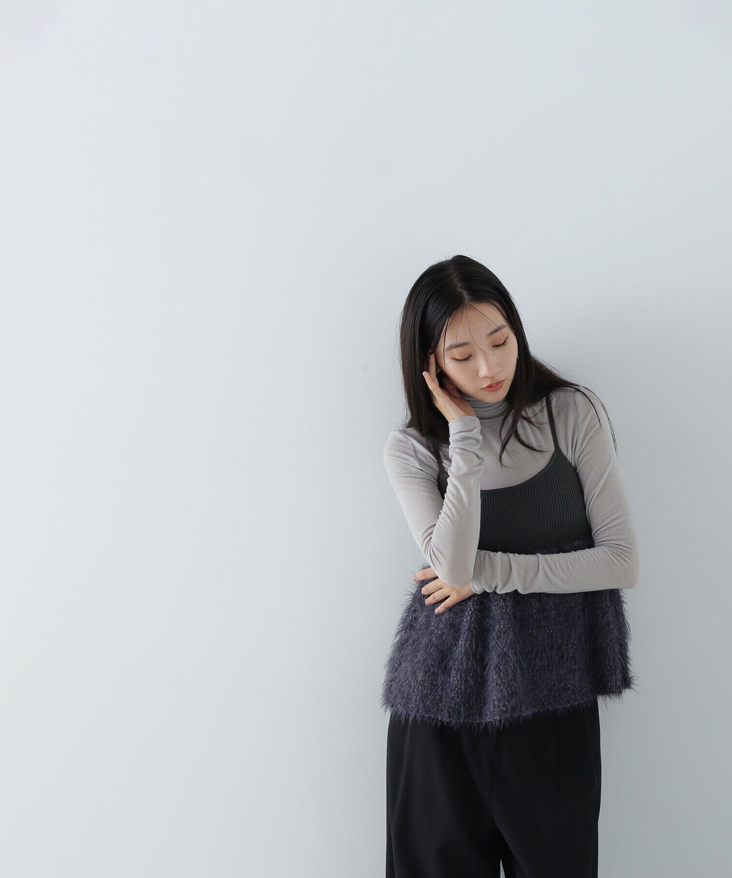  「ポップコーンシャギーニットキャミソール　24AW」|ニット・セーター|