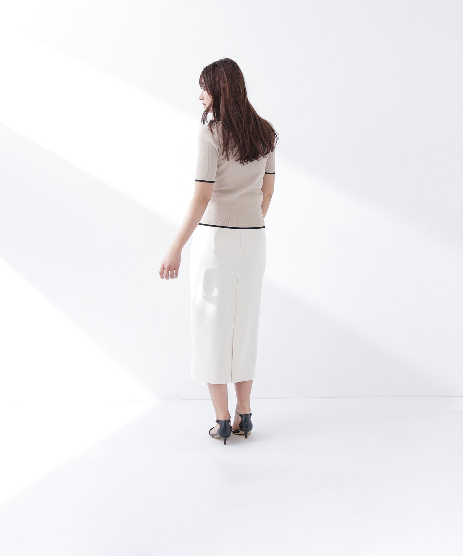  「リボンパイピングニット」|ニット・セーター|