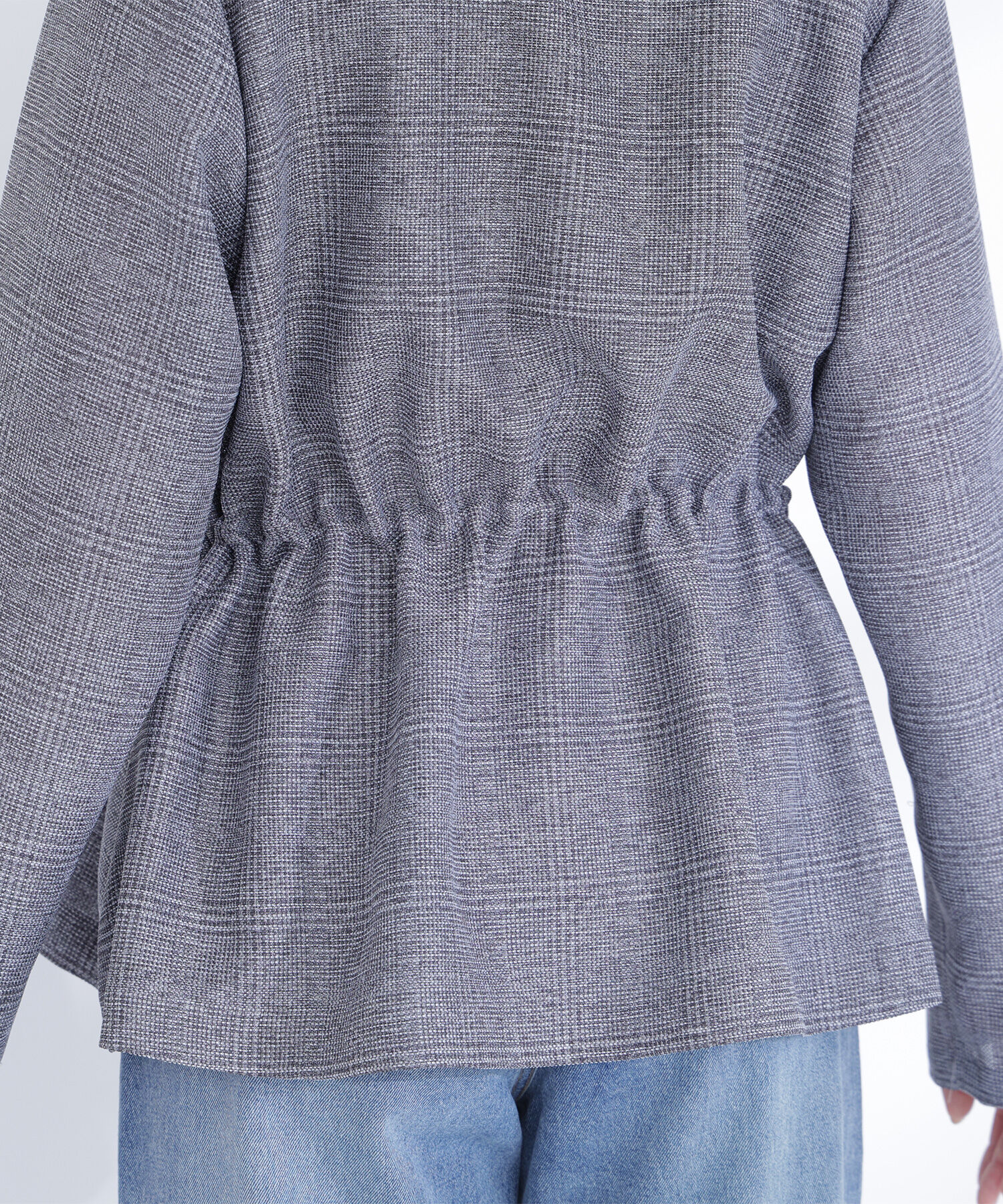  「ドロストシャドーチェックジャケット」|ブルゾン・スタジャン|