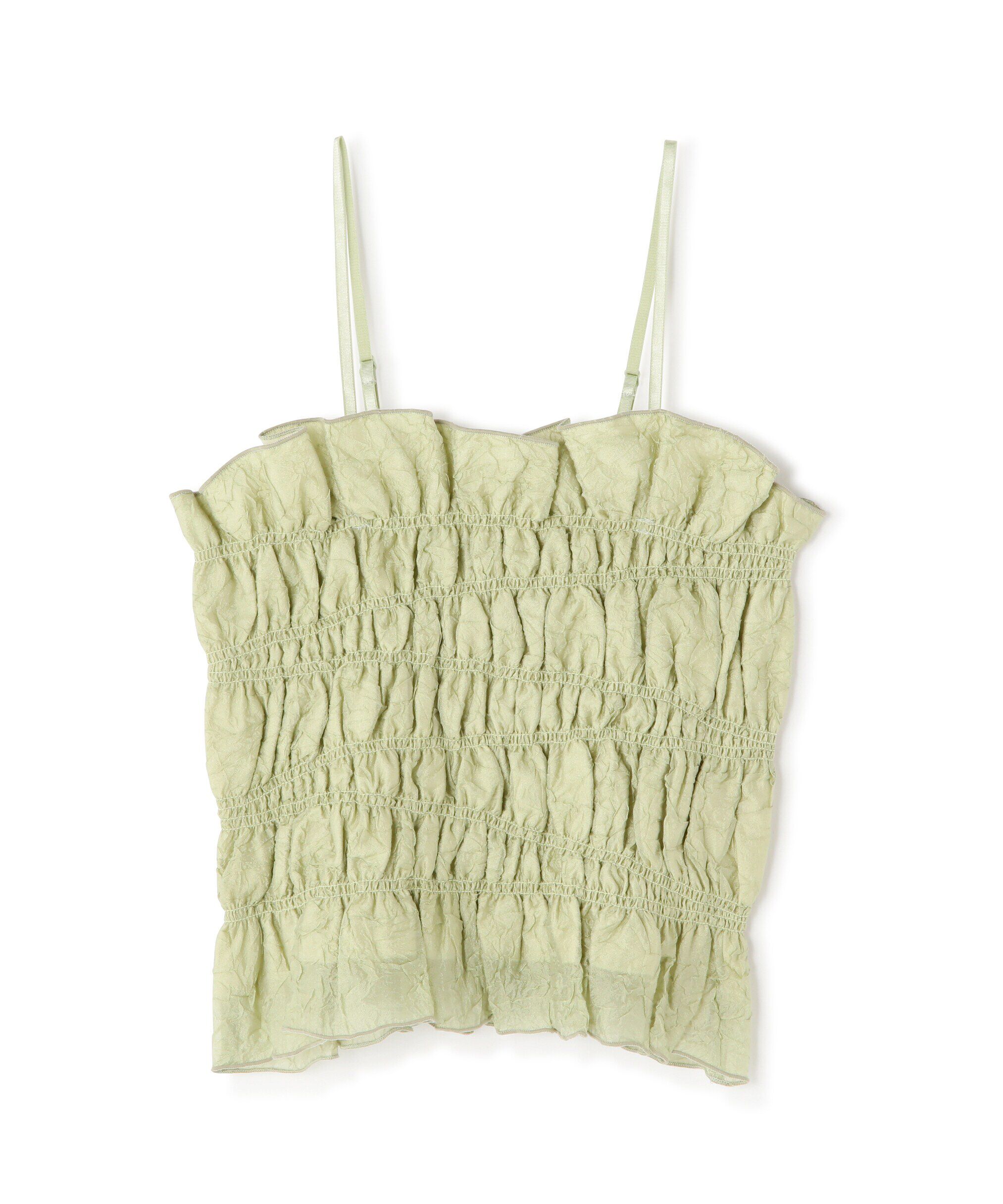  「ギャザーシャーリングビスチェ」|シャツ・ブラウス|