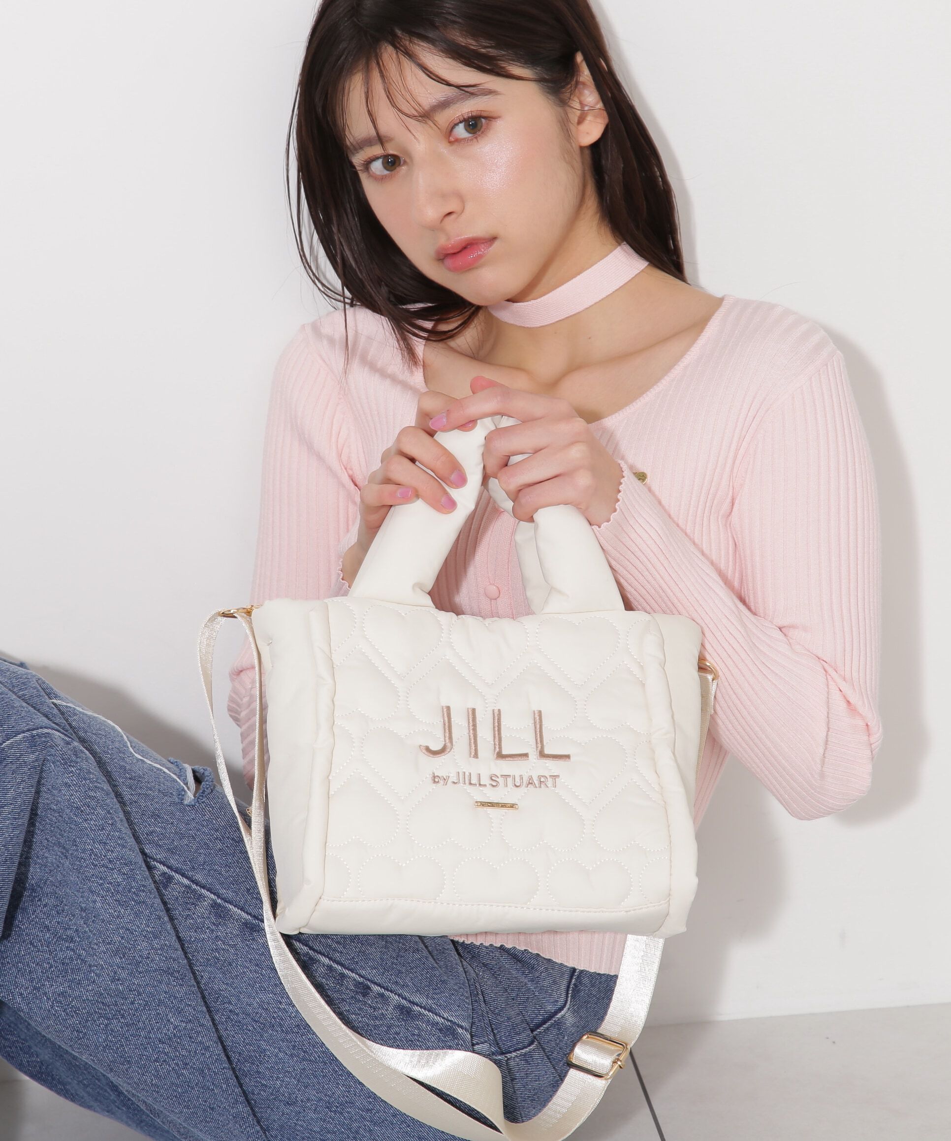  「ハートパフトート　WEB限定カラー:ピンクレッド」|その他|