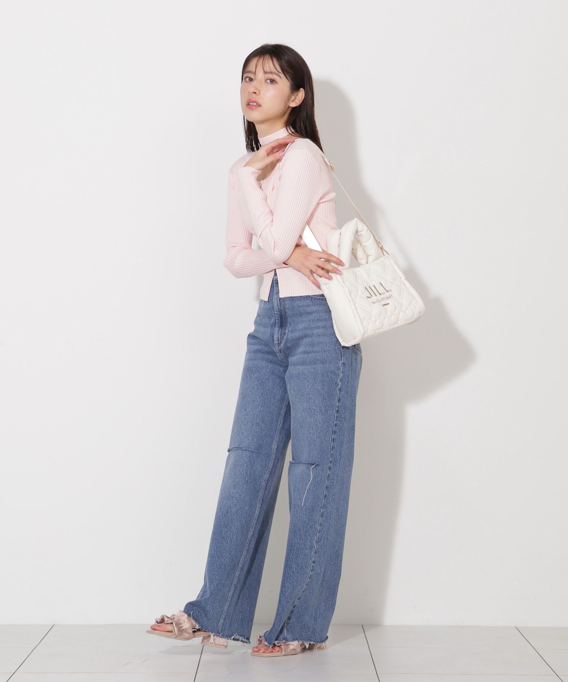  「ハートパフトート　WEB限定カラー:ピンクレッド」|その他|