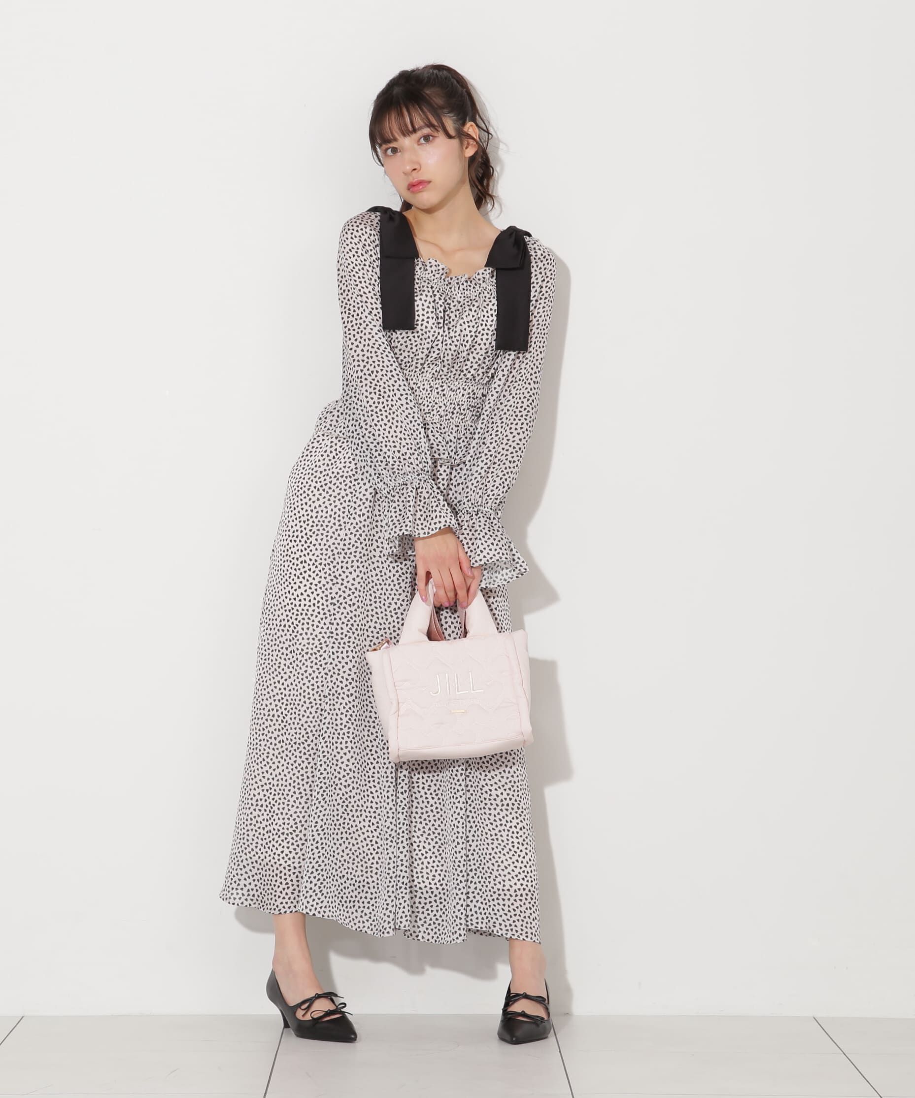  「ハートパフトート　WEB限定カラー:ピンクレッド」|その他|