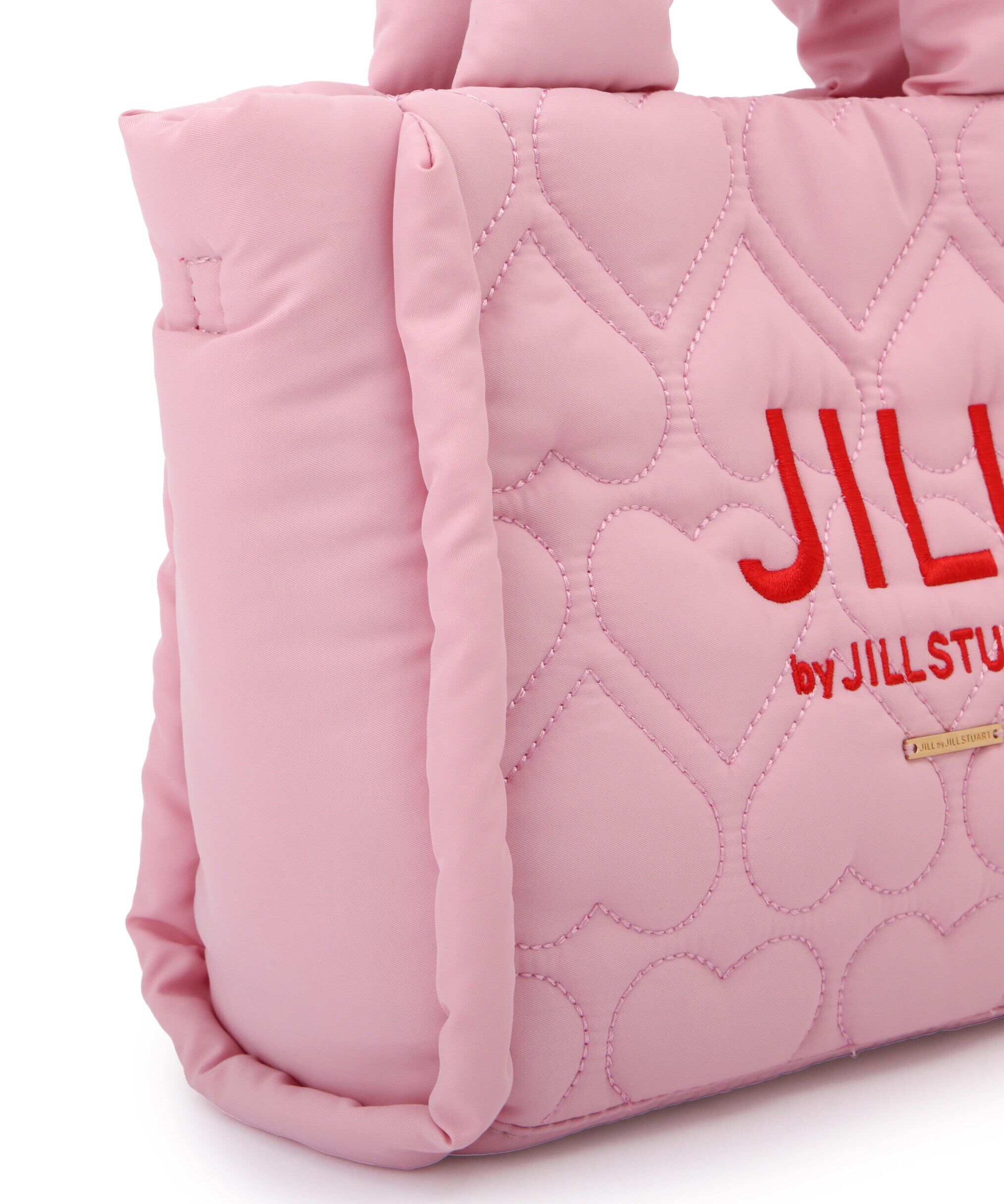  「ハートパフトート　WEB限定カラー:ピンクレッド」|その他|