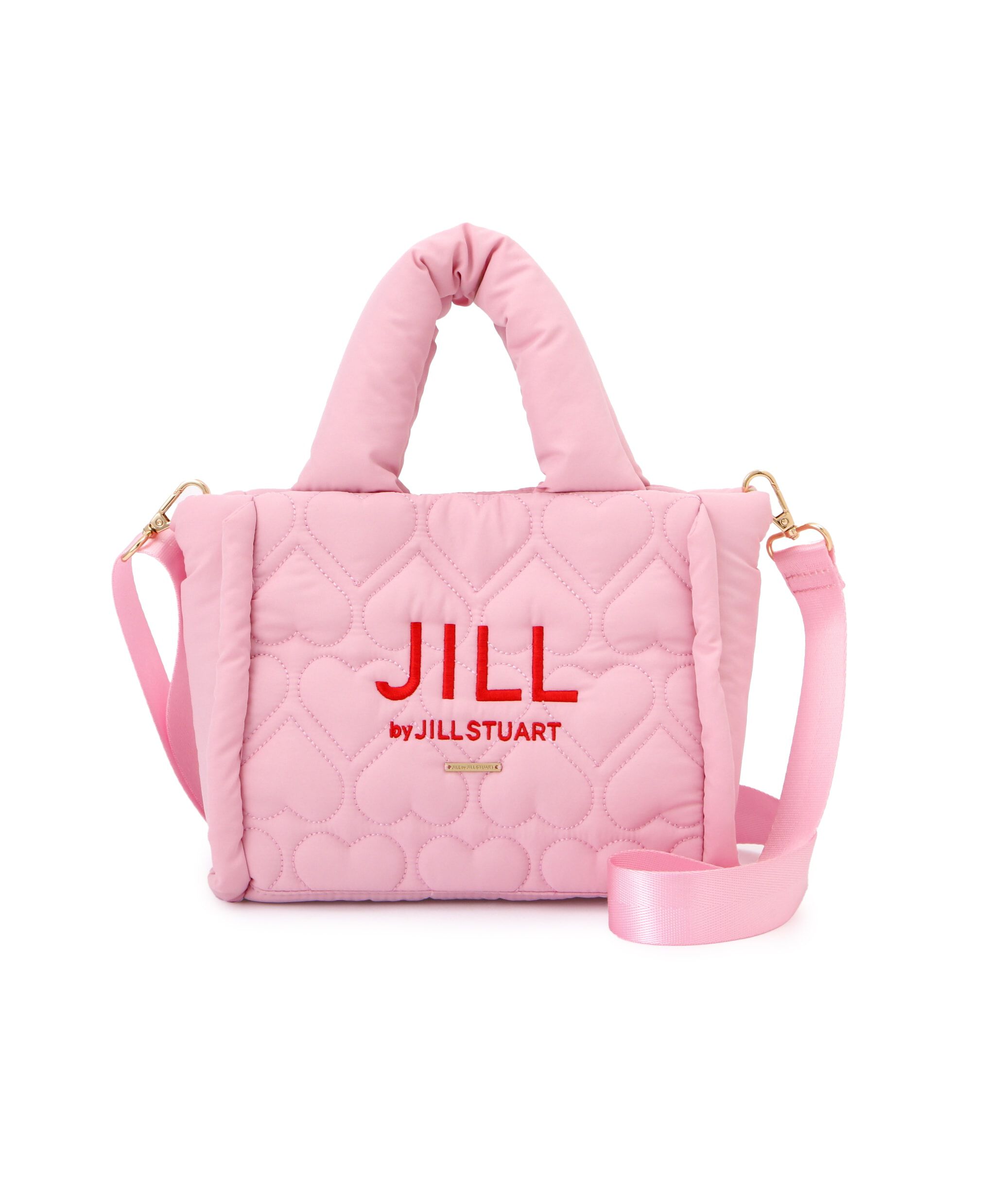  「ハートパフトート　WEB限定カラー:ピンクレッド」|その他|