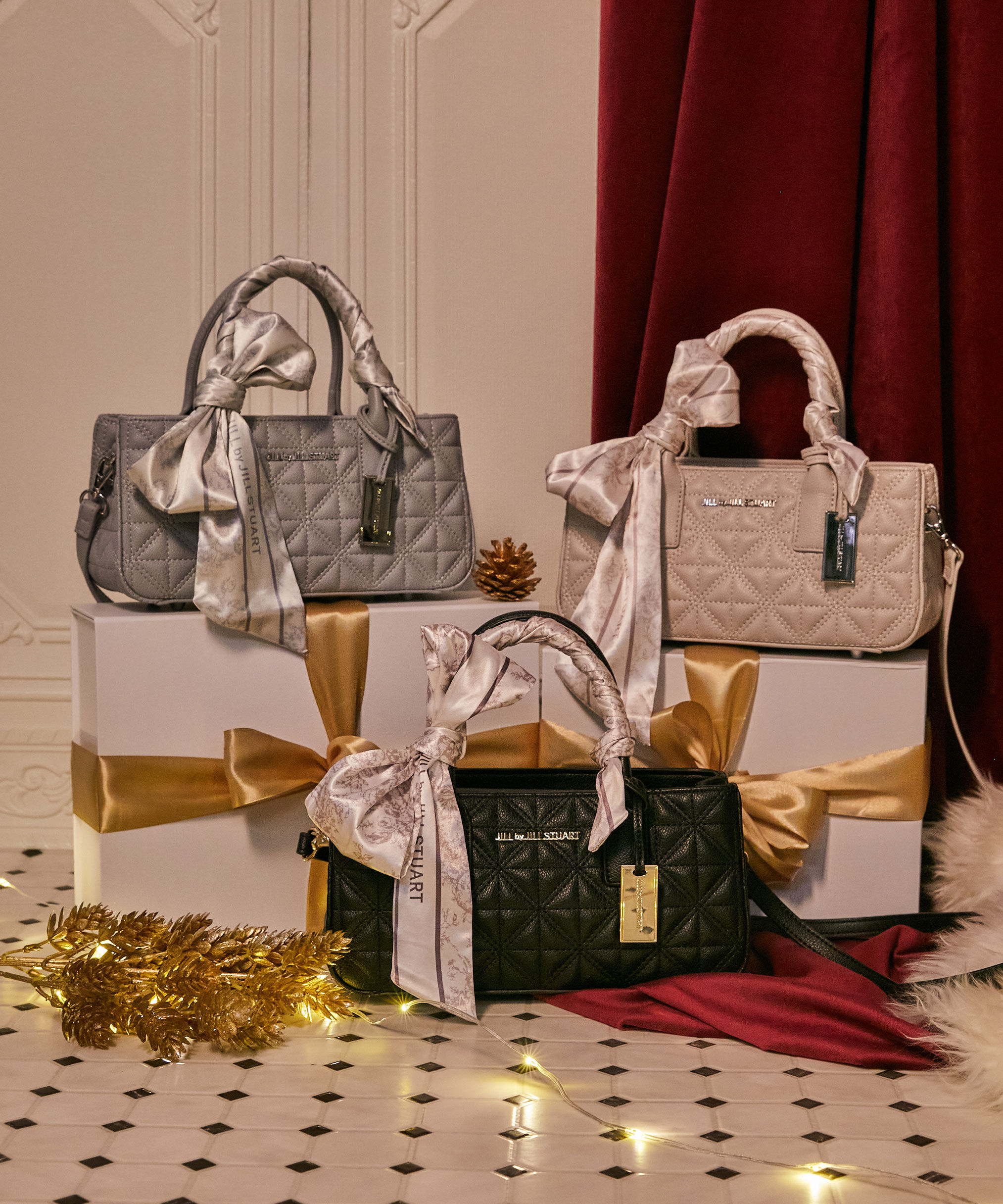  「スカーフキルティングトートバッグ」|その他|