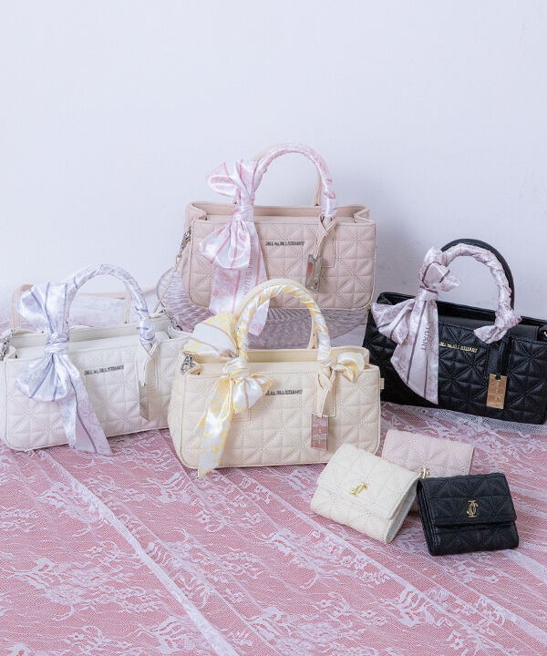  「スカーフキルティングトートバッグ」|その他|ペールイエロ