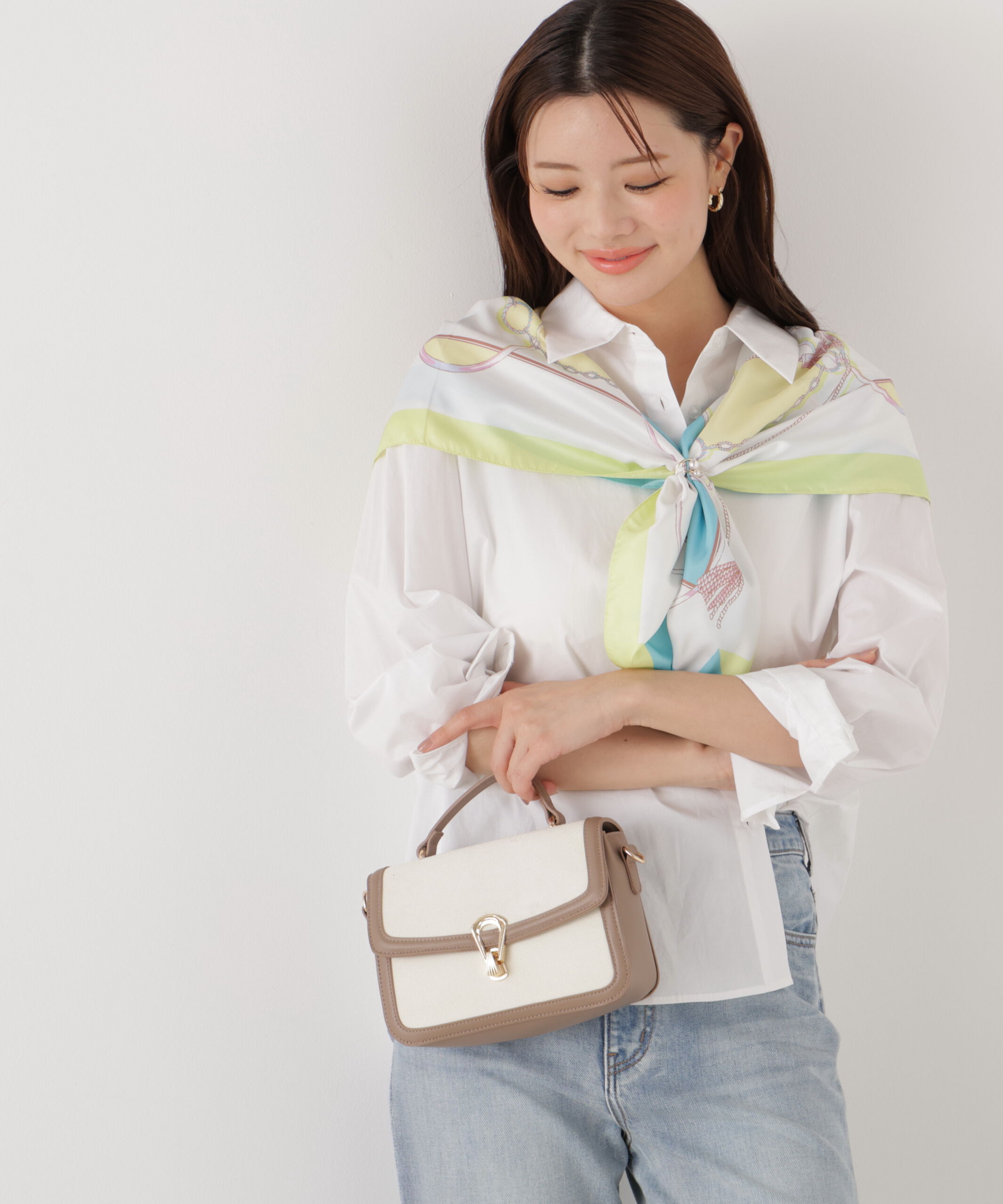 PROPORTION BODY DRESSING「〈a/mie〉オーバーシャツ　26SS」|シャツ・ブラウス|