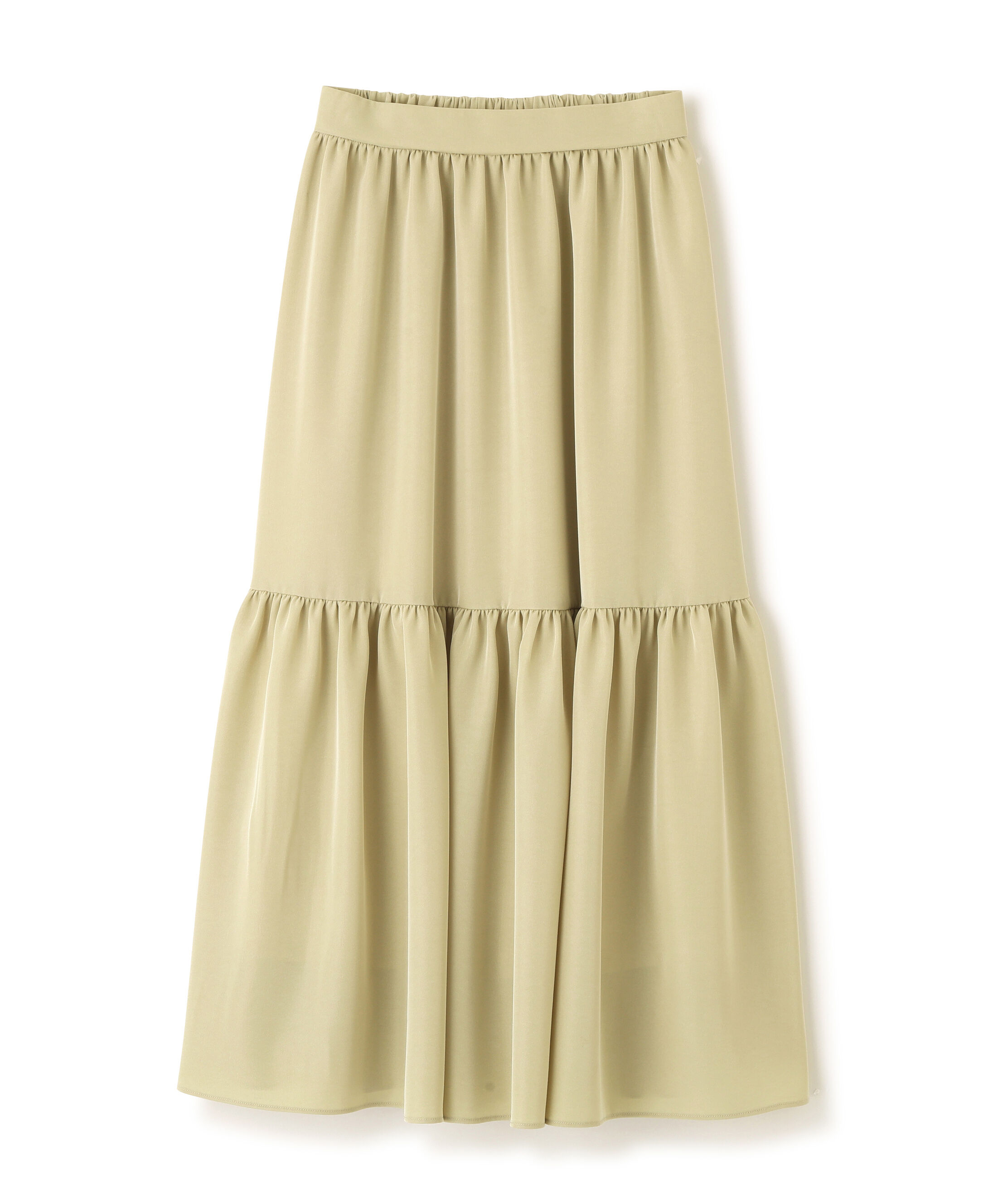 PROPORTION BODY DRESSING「ニュアンスサテンティアードスカート　26SS」|スカート|