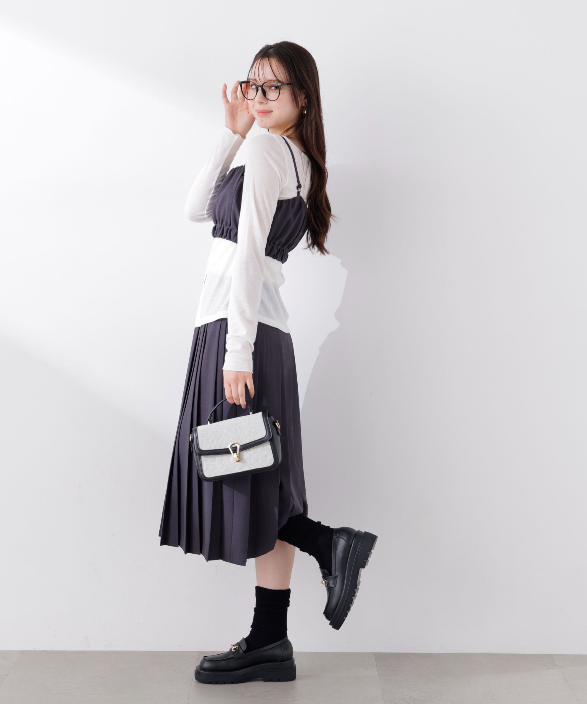 PROPORTION BODY DRESSING「ミディープリーツスカート　26SS」|スカート|