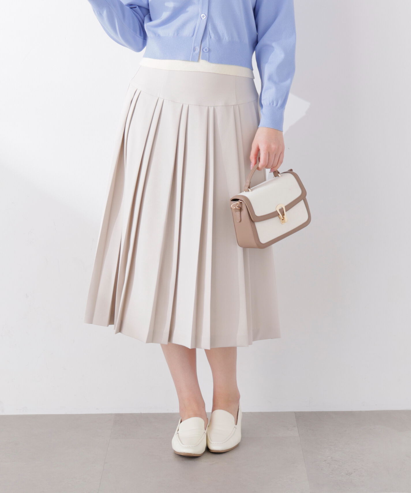 PROPORTION BODY DRESSING「ミディープリーツスカート　26SS」|スカート|