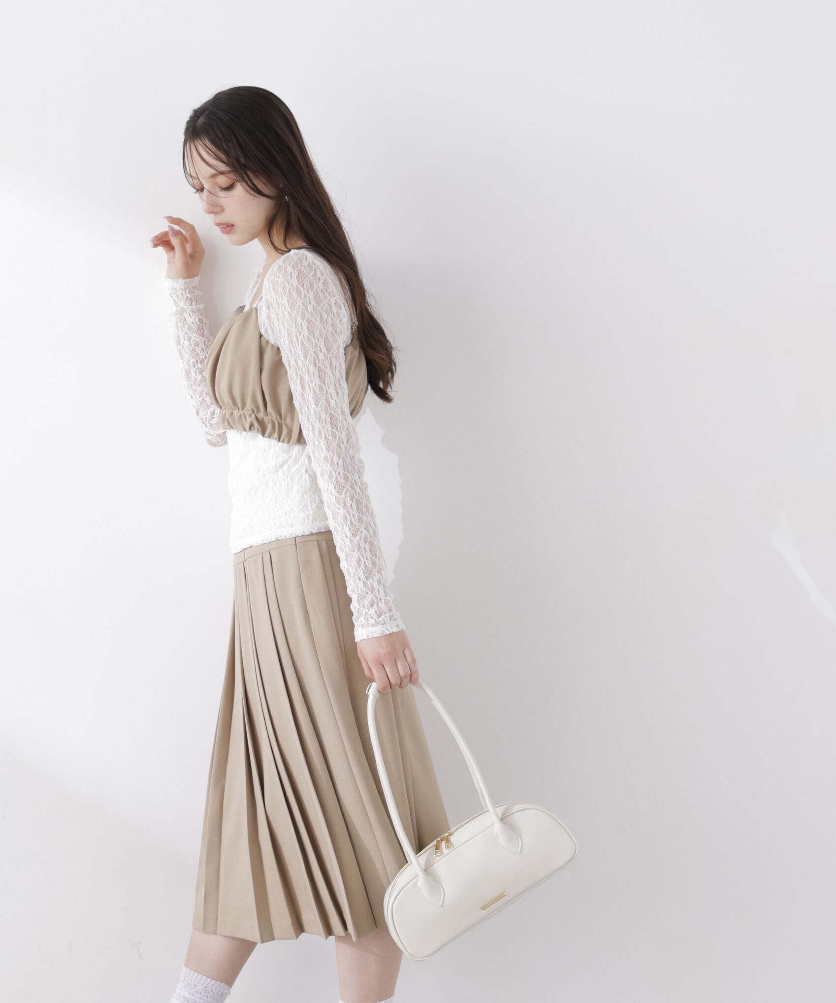 PROPORTION BODY DRESSING「ミディープリーツスカート　26SS」|スカート|