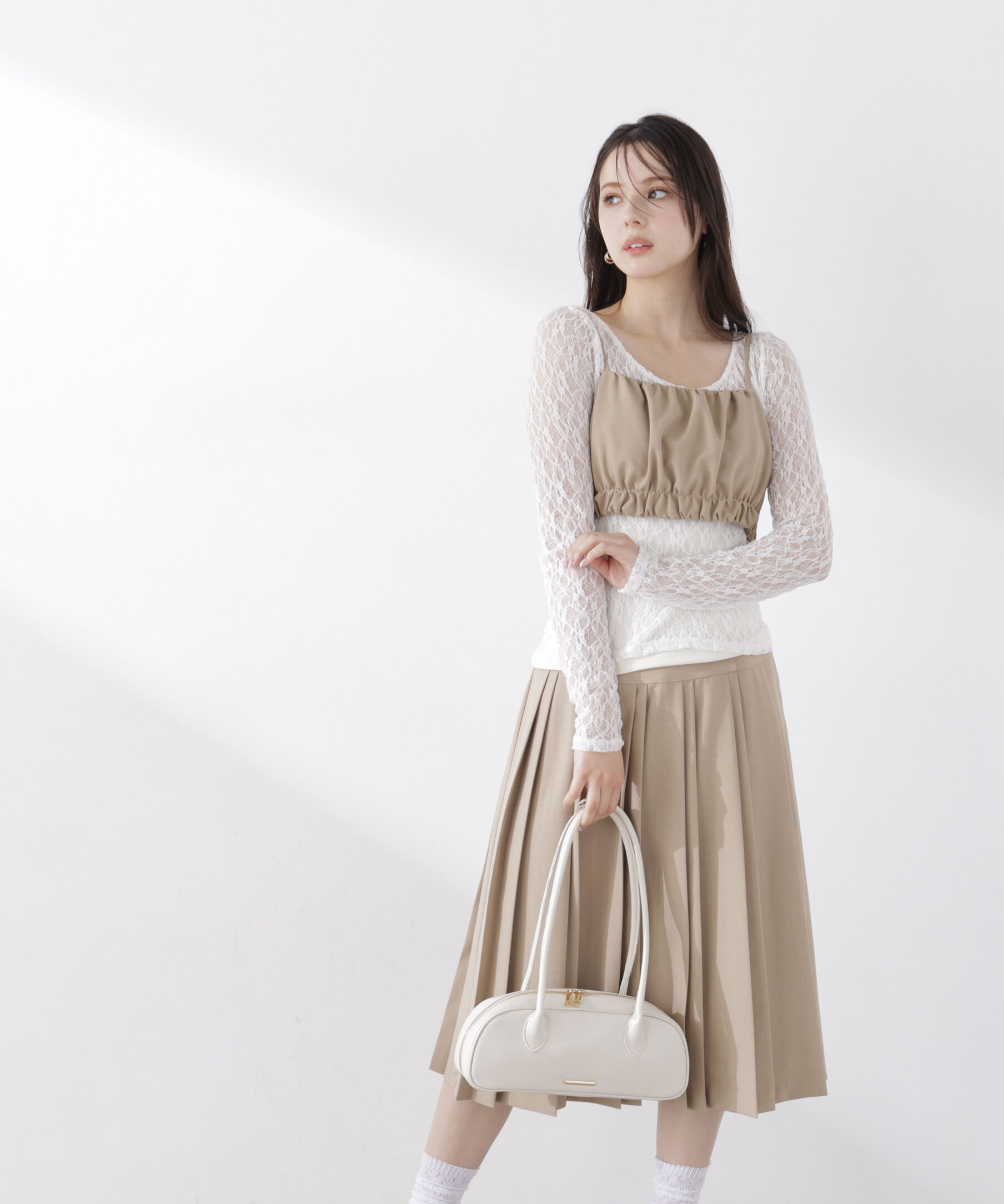 PROPORTION BODY DRESSING「ミディープリーツスカート　26SS」|スカート|