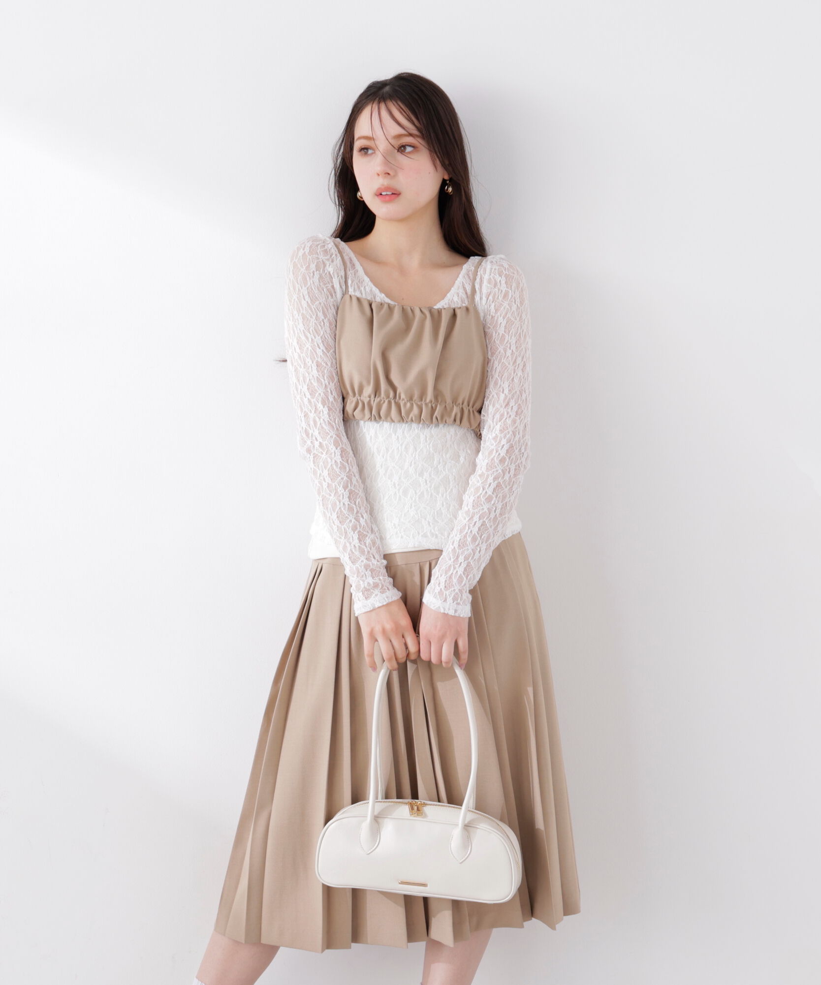 PROPORTION BODY DRESSING「ミディープリーツスカート　26SS」|スカート|