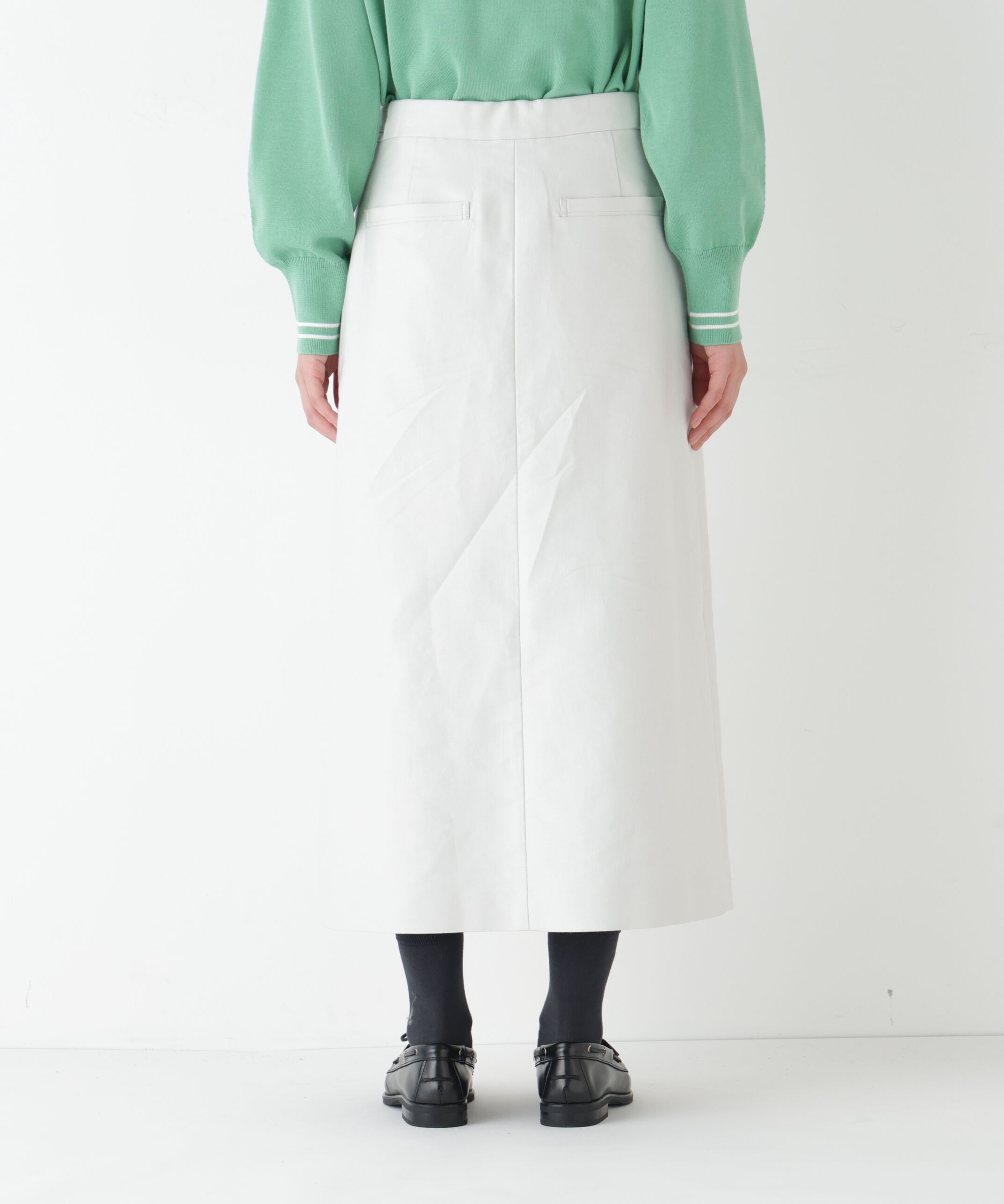  「◆《ウォッシャブル》ライトモールスキンＡラインスカート」|スカート|