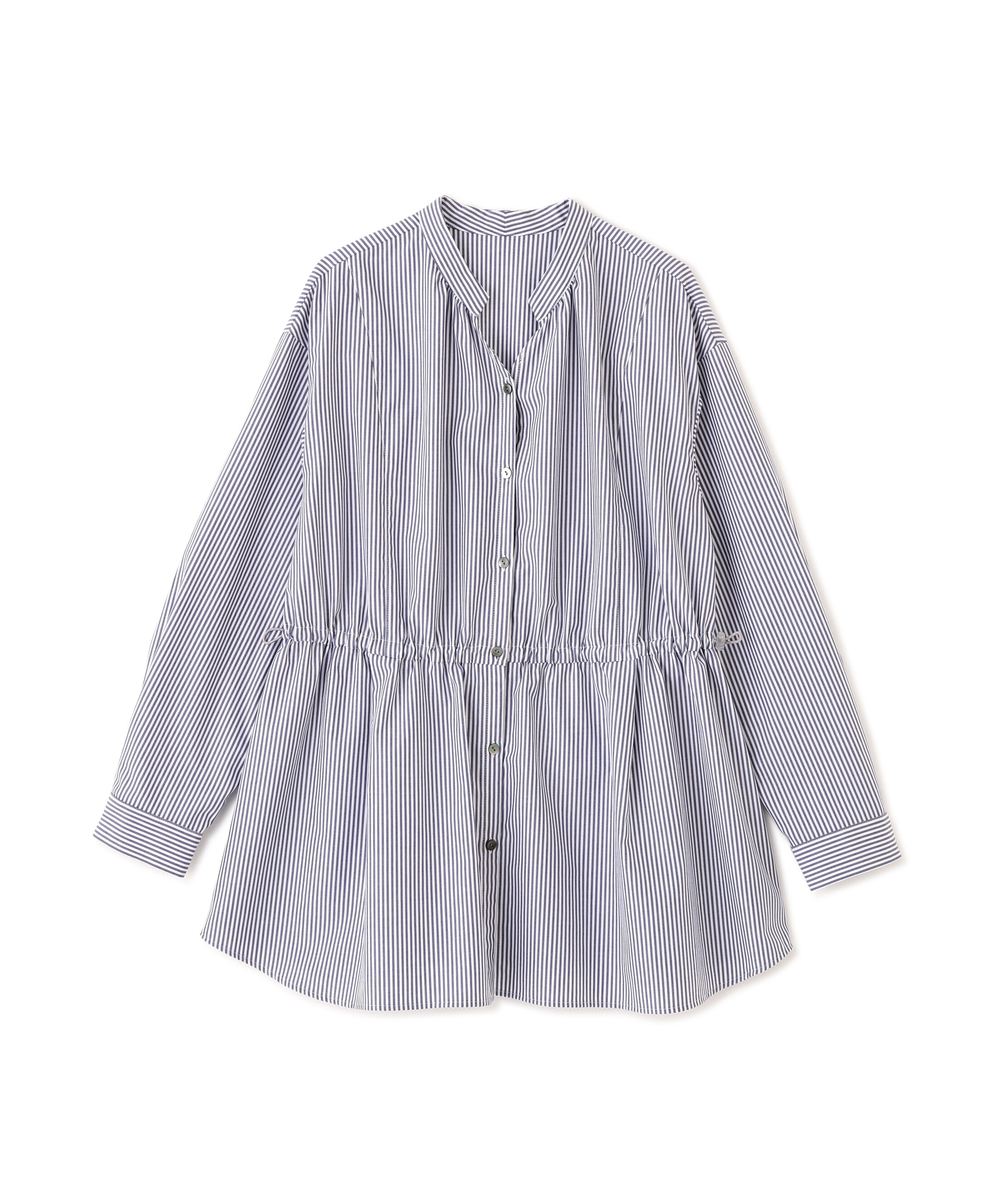  「◆《ウォッシャブル》シャンブレーオックスドロストブラウス」|シャツ・ブラウス|