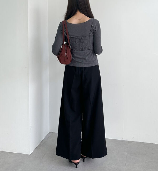 archives「シアーベロアタックビスチェアンサンブル」|カーディガン|