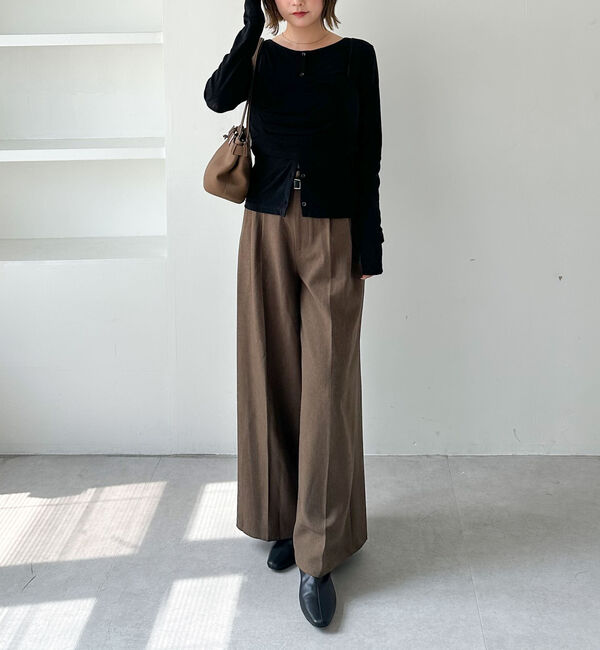 archives「シアーベロアタックビスチェアンサンブル」|カーディガン|