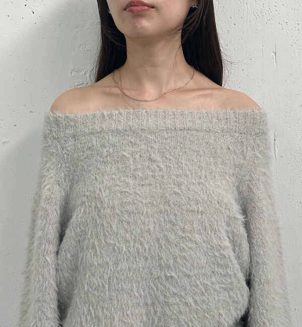 archives「ラメブークレフェザーニットプルオーバー」|ニット・セーター|