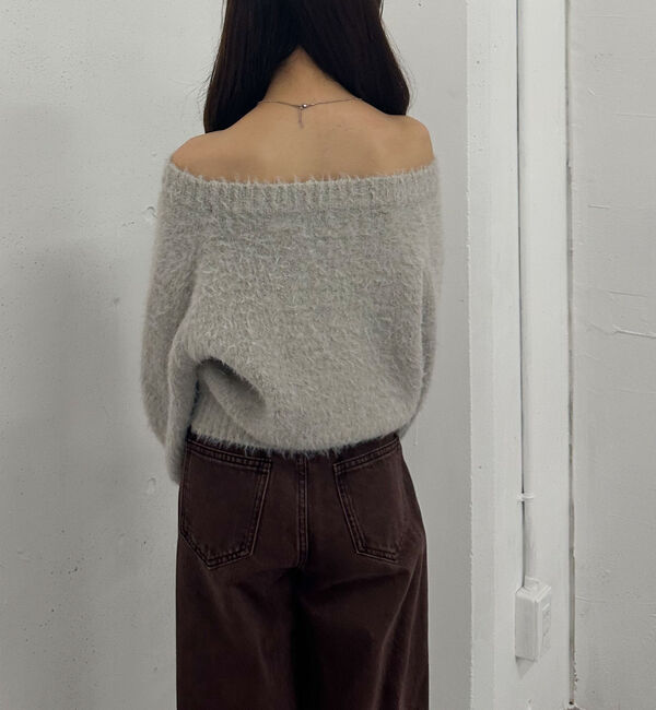 archives「ラメブークレフェザーニットプルオーバー」|ニット・セーター|