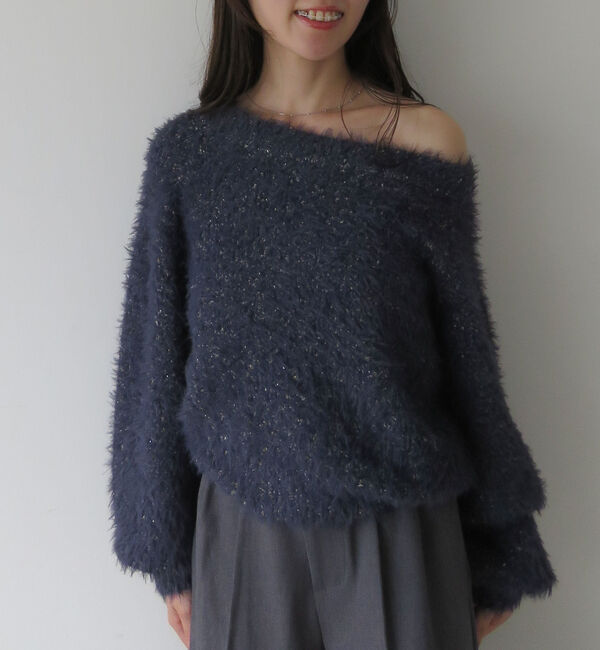 archives「ラメブークレフェザーニットプルオーバー」|ニット・セーター|