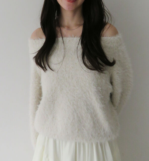 archives「ラメブークレフェザーニットプルオーバー」|ニット・セーター|