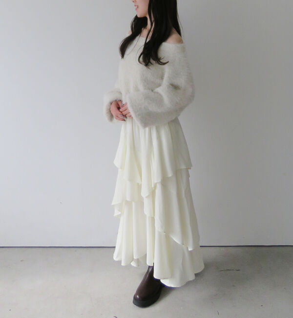 archives「ラメブークレフェザーニットプルオーバー」|ニット・セーター|