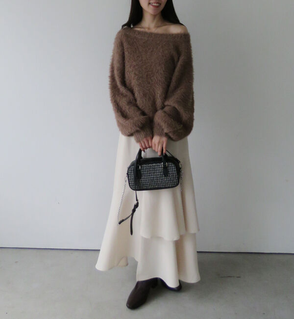 archives「ラメブークレフェザーニットプルオーバー」|ニット・セーター|