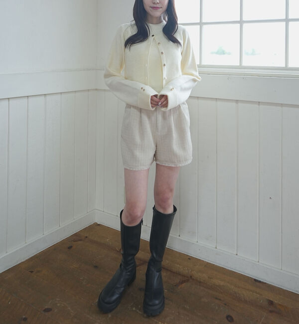 archives「金ボタンラメニットアンサンブル」|カーディガン|